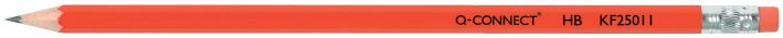 Bleistift HB rot mit Radierer Q-Connect KF25011 850141