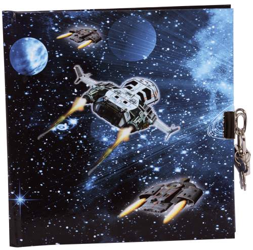 goldbuch Tagebuch "Raumschiff", 165 x 165 mm, 96 Seiten