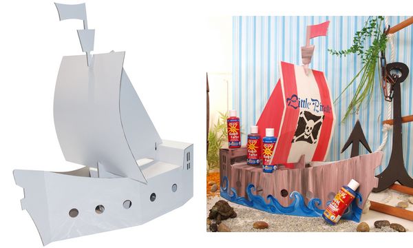 KREUL Piratenschiff JOYPAC, aus Wellpappe