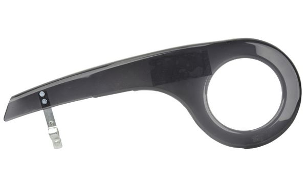 FISCHER Universal Fahrrad-Kettenschutz, schwarz-transparent
