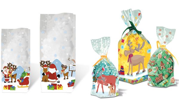 URSUS Zellglasbeutel "Weihnachtsmann", Ma�e: (B)115x(H)1...