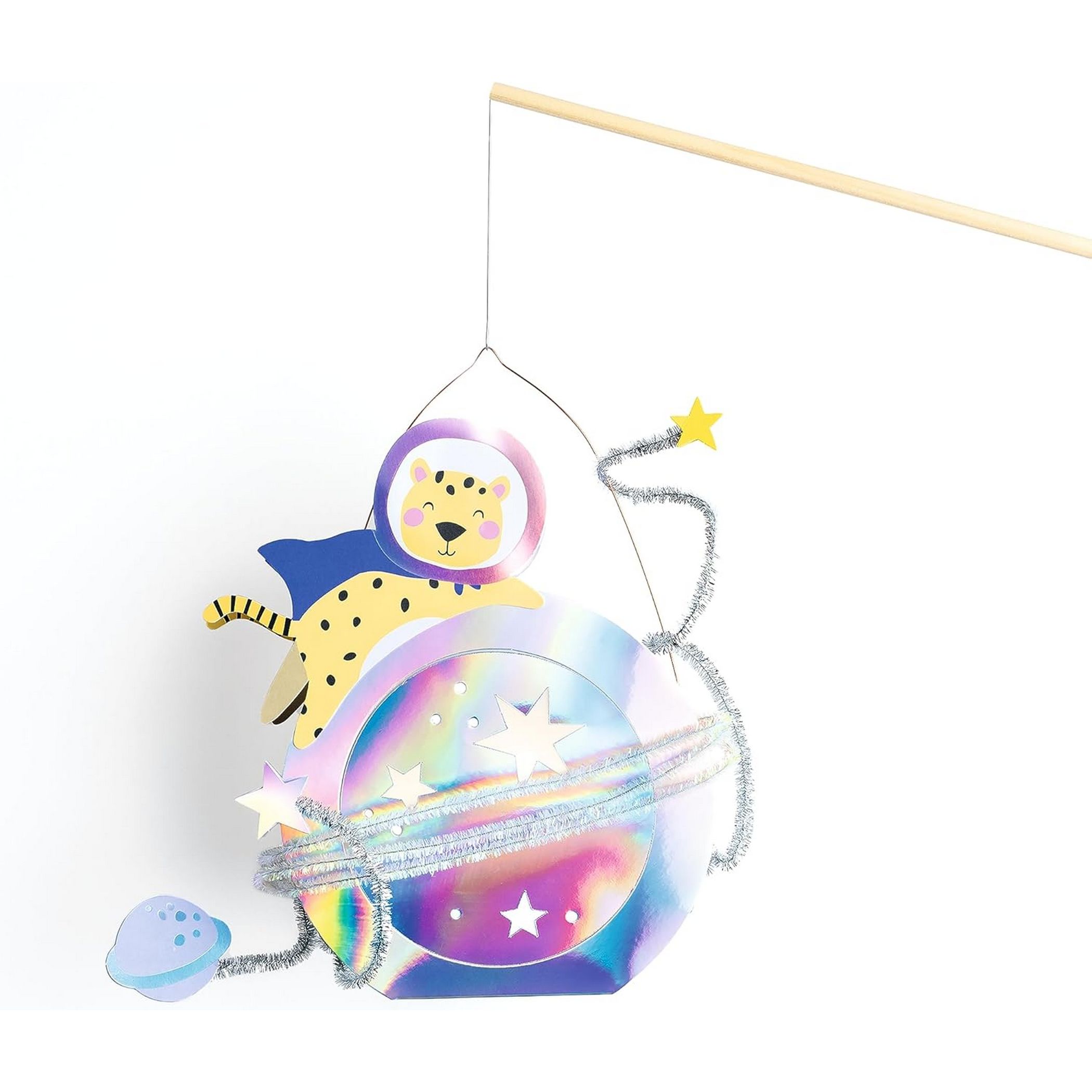 folia Laternen-Bastelset SPACE SAFARI (Leopard oder Koal...