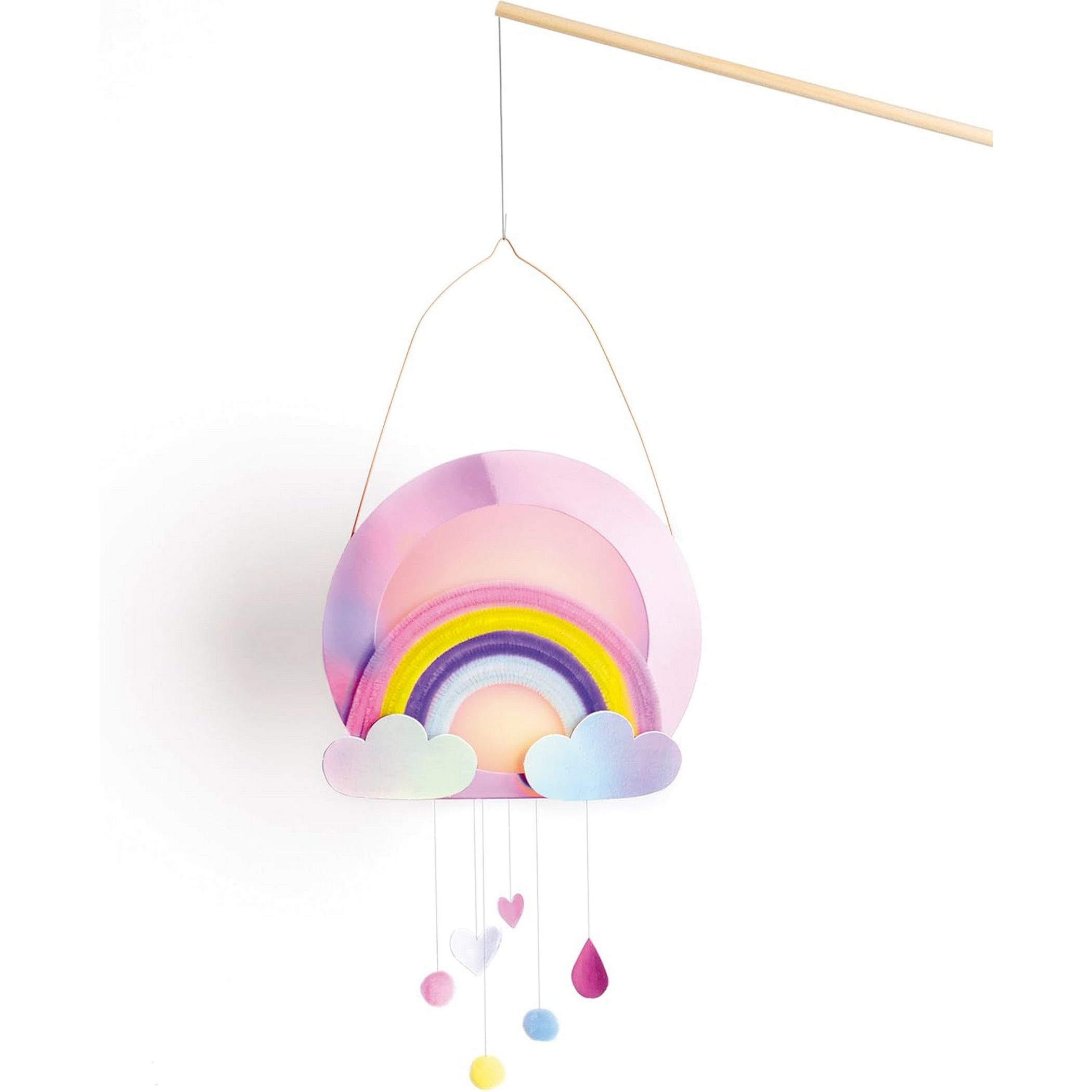 folia Laternen-Bastelset SWEET RAINBOW (Einhorn oder Reg...