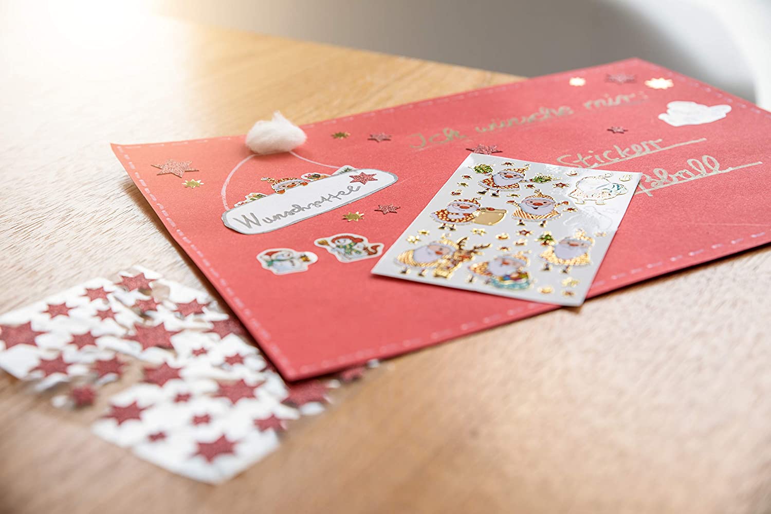 AVERY Zweckform ZDesign Adventskalender-Sticker "Sterne"...