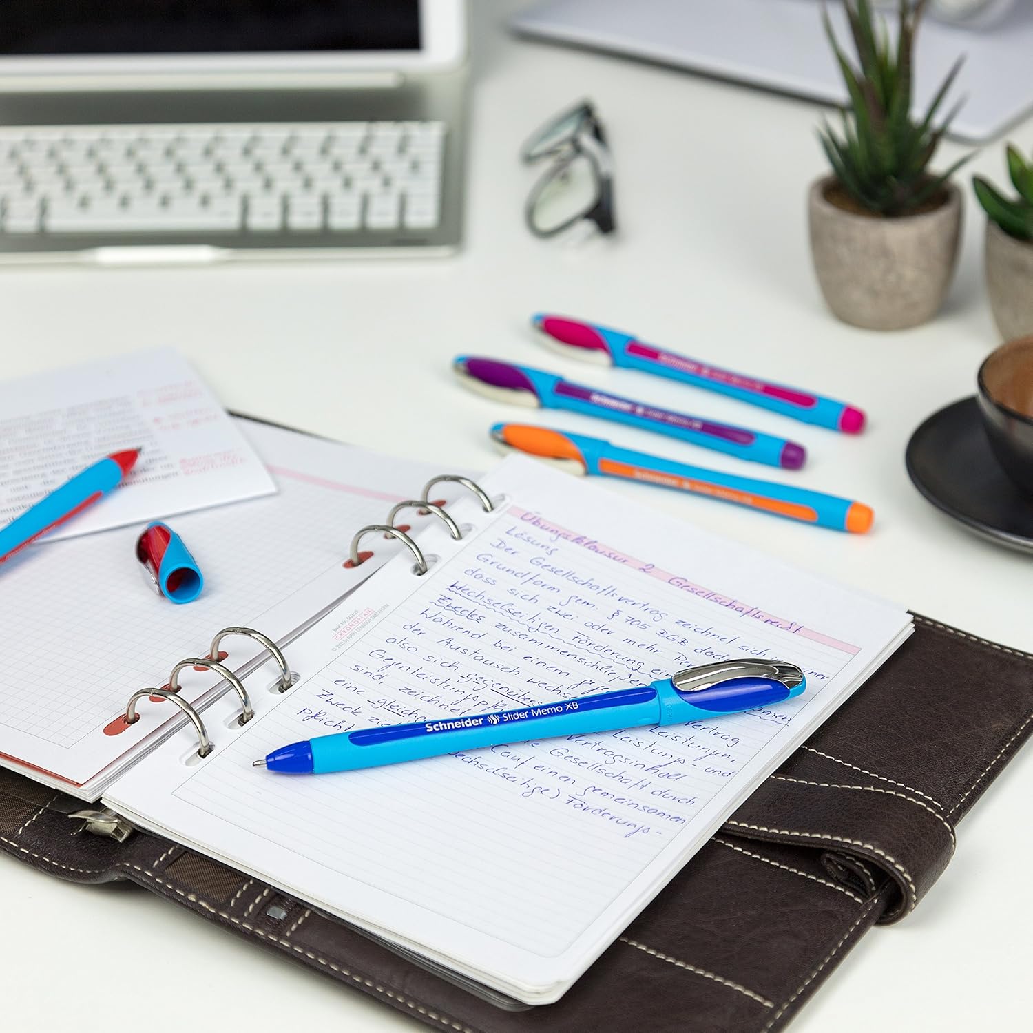 SCHNEIDER Kugelschreiber Slider Memo XB 6er Etui, farbig...