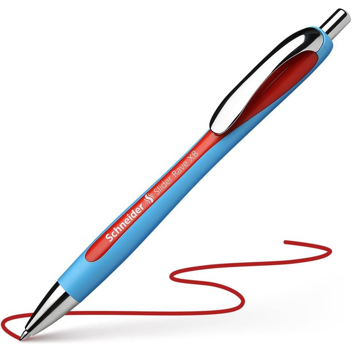 SCHNEIDER Kugelschreiber Slider Rave XB rot, Mine 755 XB...