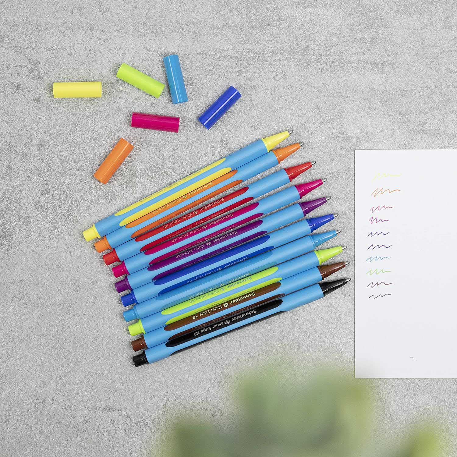 SCHNEIDER Kugelschreiber Slider Edge XB 6er Etui, Colours