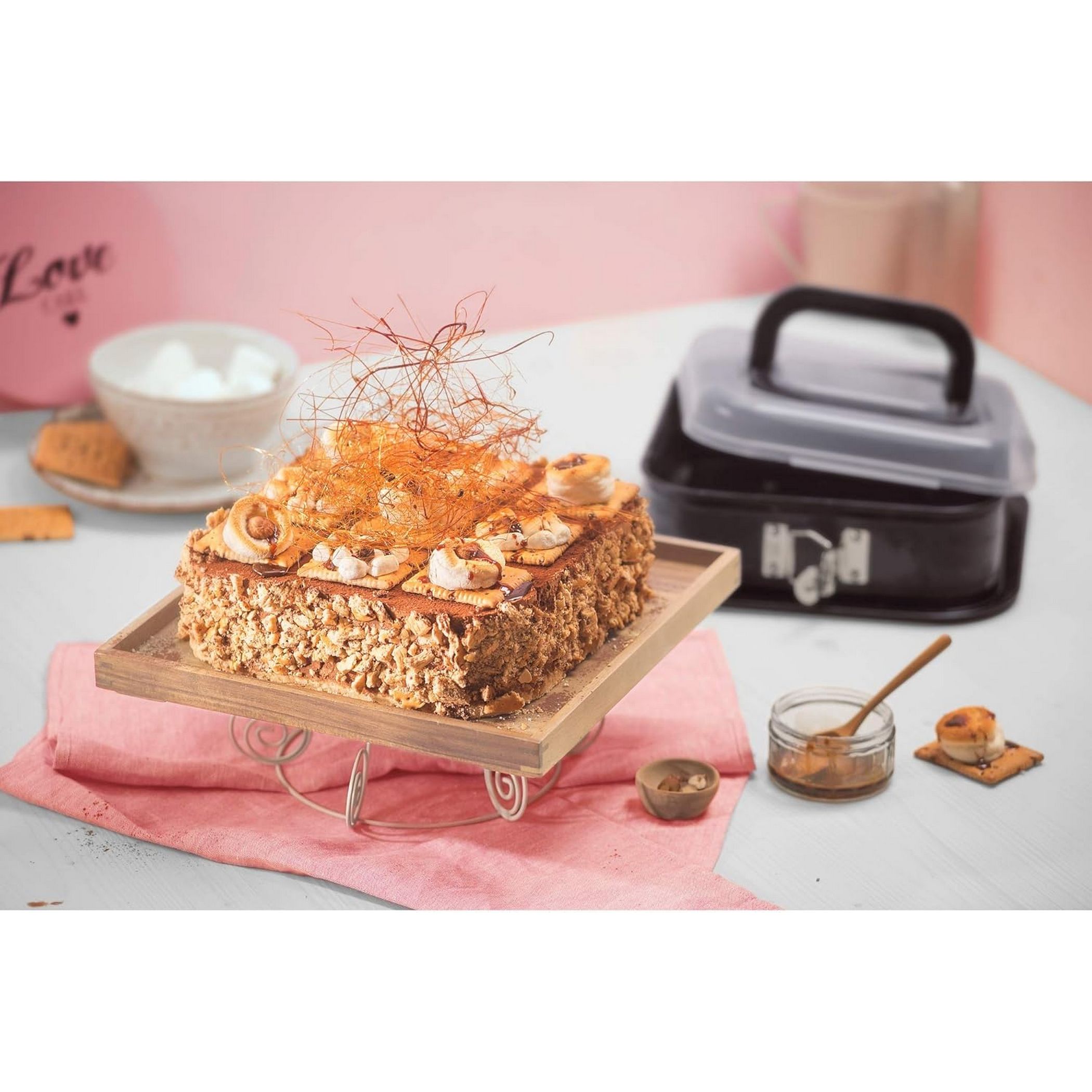 KAISER Inspiration Springform quadratisch 24 x 24 cm mit...