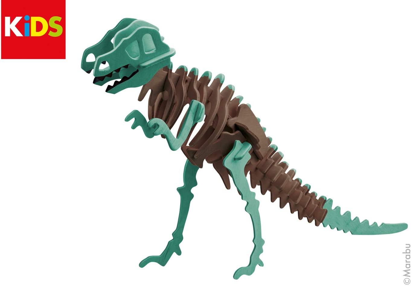 Puzzle Holz 3D KiDS Dinosaurier 29Teile zum Ausmalen ab ...
