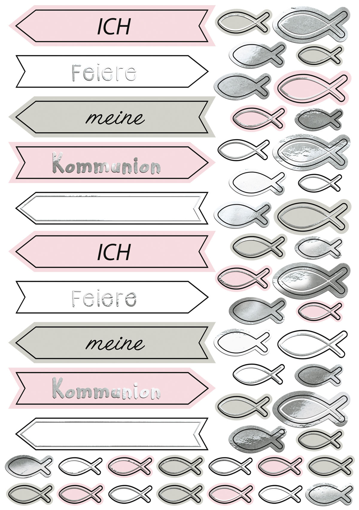 Ursus Stanzteile Ich feiere meine Kommunion 312 Stanztei...