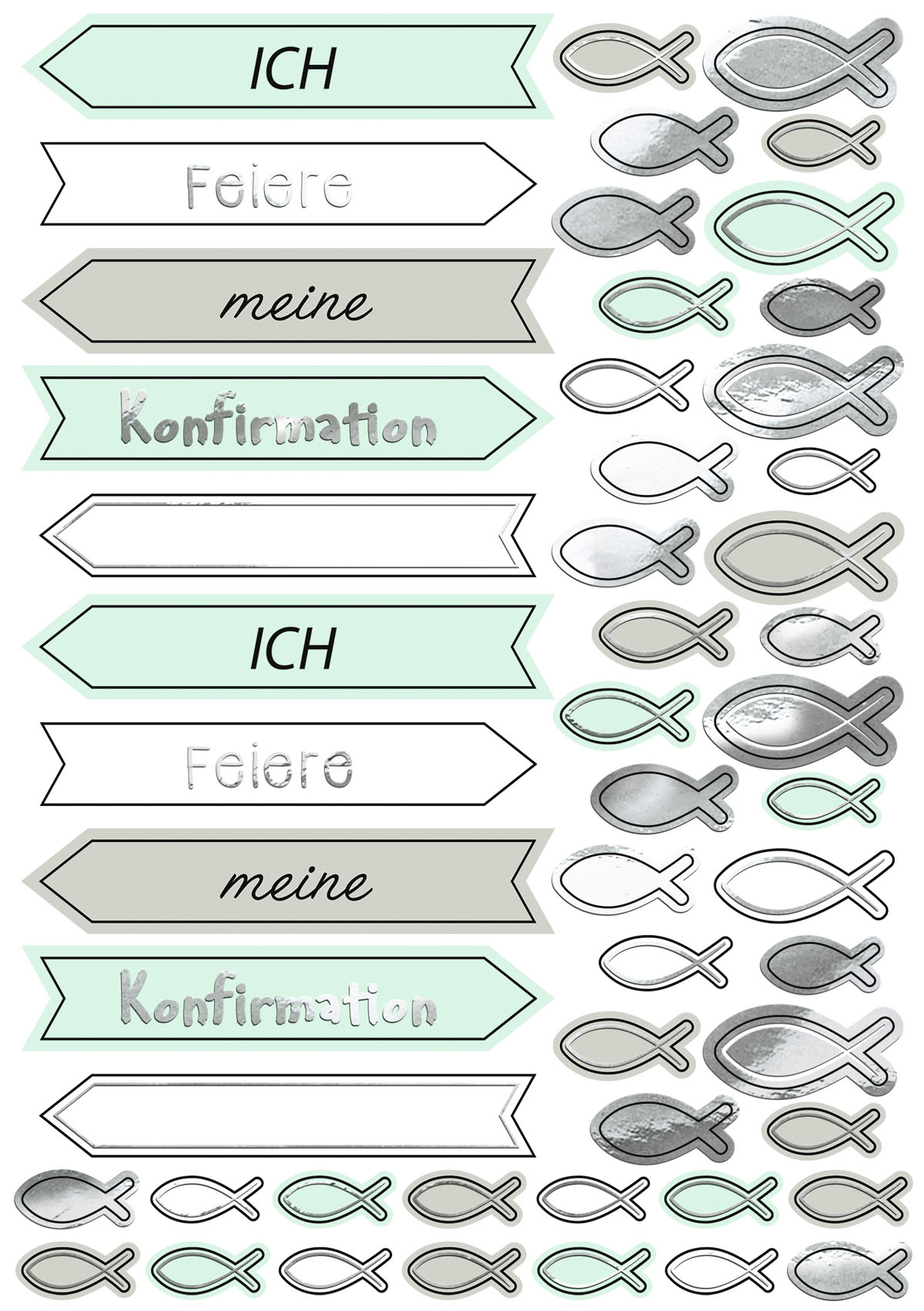 Ursus Stanzteile Ich feiere meine Konfirmation 312 Stanz...
