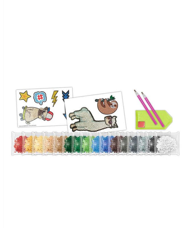 URSUS Diamond Painting Sticker "ANIMAL FRIENDS" MOT.05