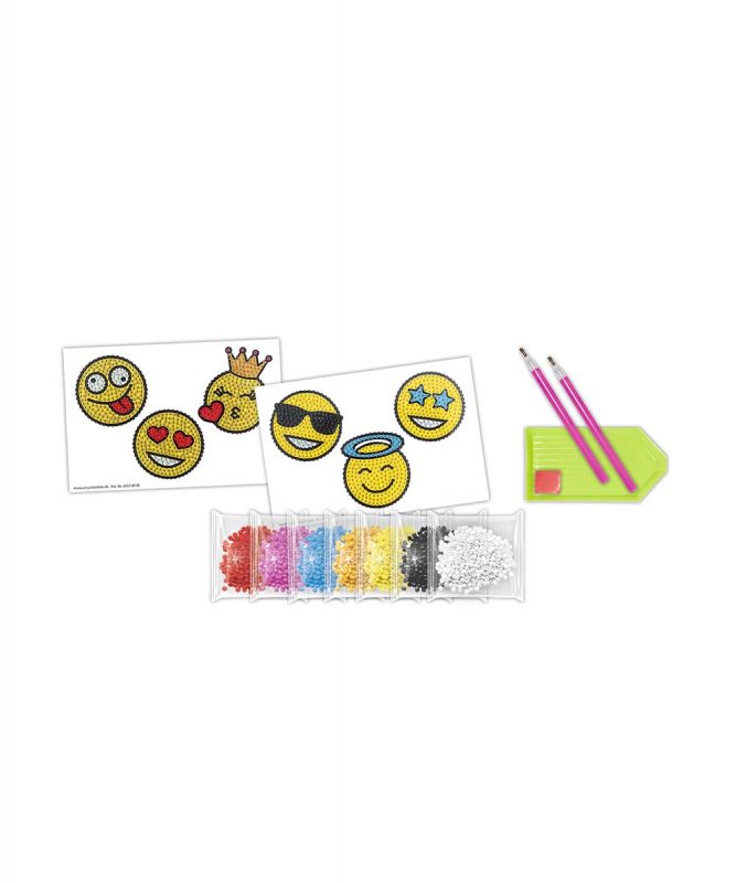 URSUS Diamond Painting Sticker "SMILEYS" MOT.06