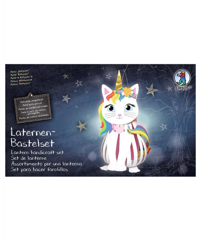 URSUS Laternen Bastelset "KITTYCORN"