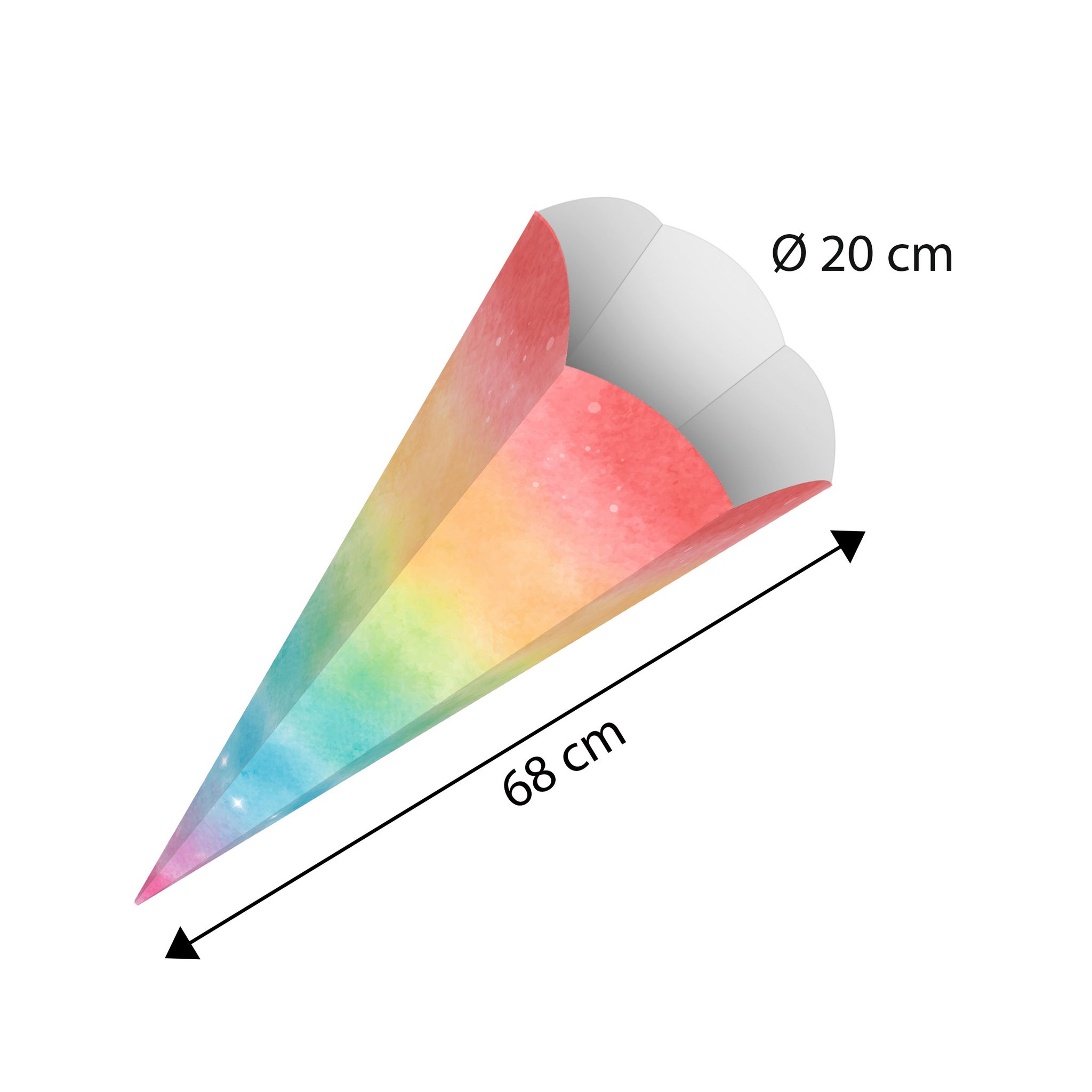 URSUS Schult�ten Bastelset Easy Line Rainbow Meerjungfrau