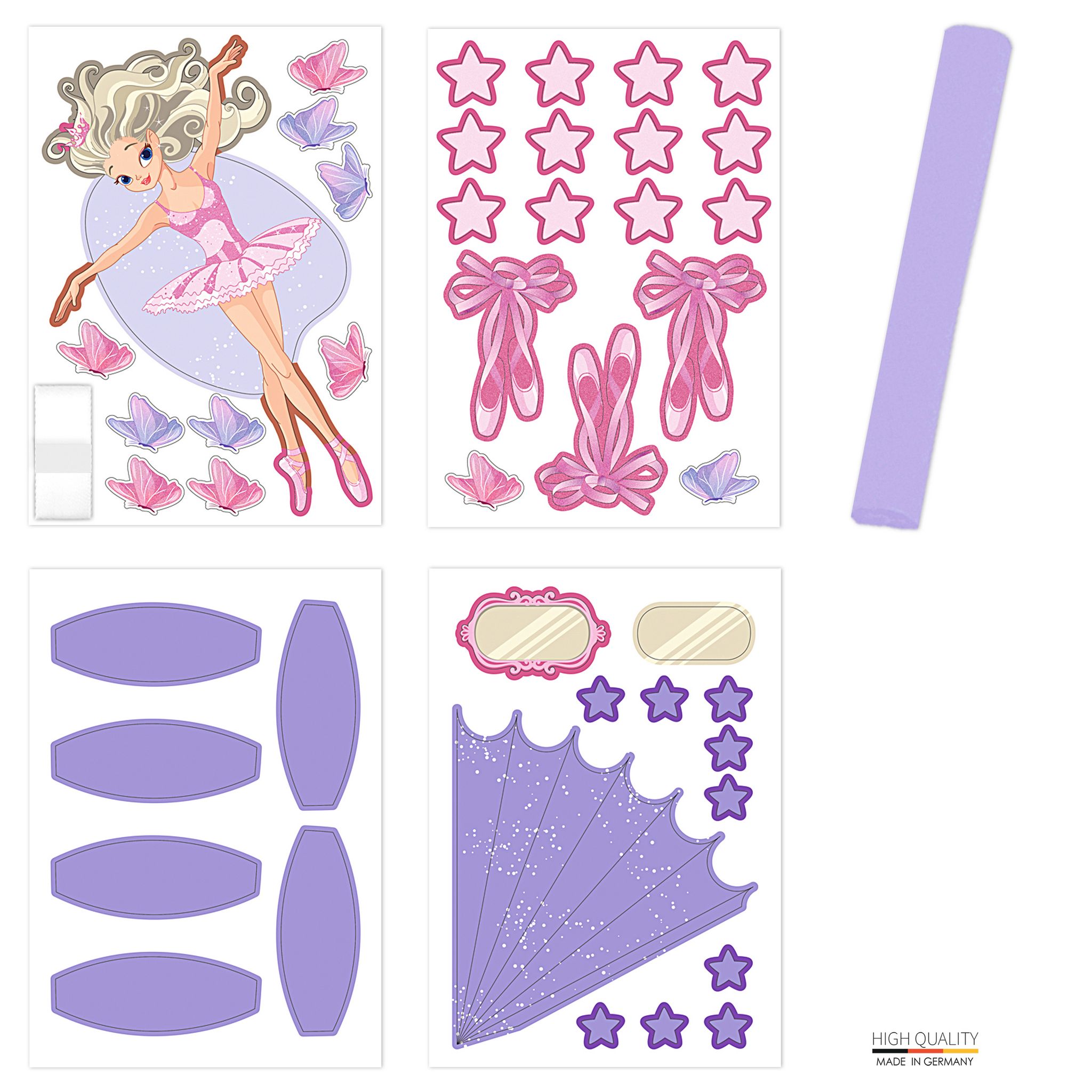 URSUS Schult�ten Bastelset Easy Line Rainbow Ballerina