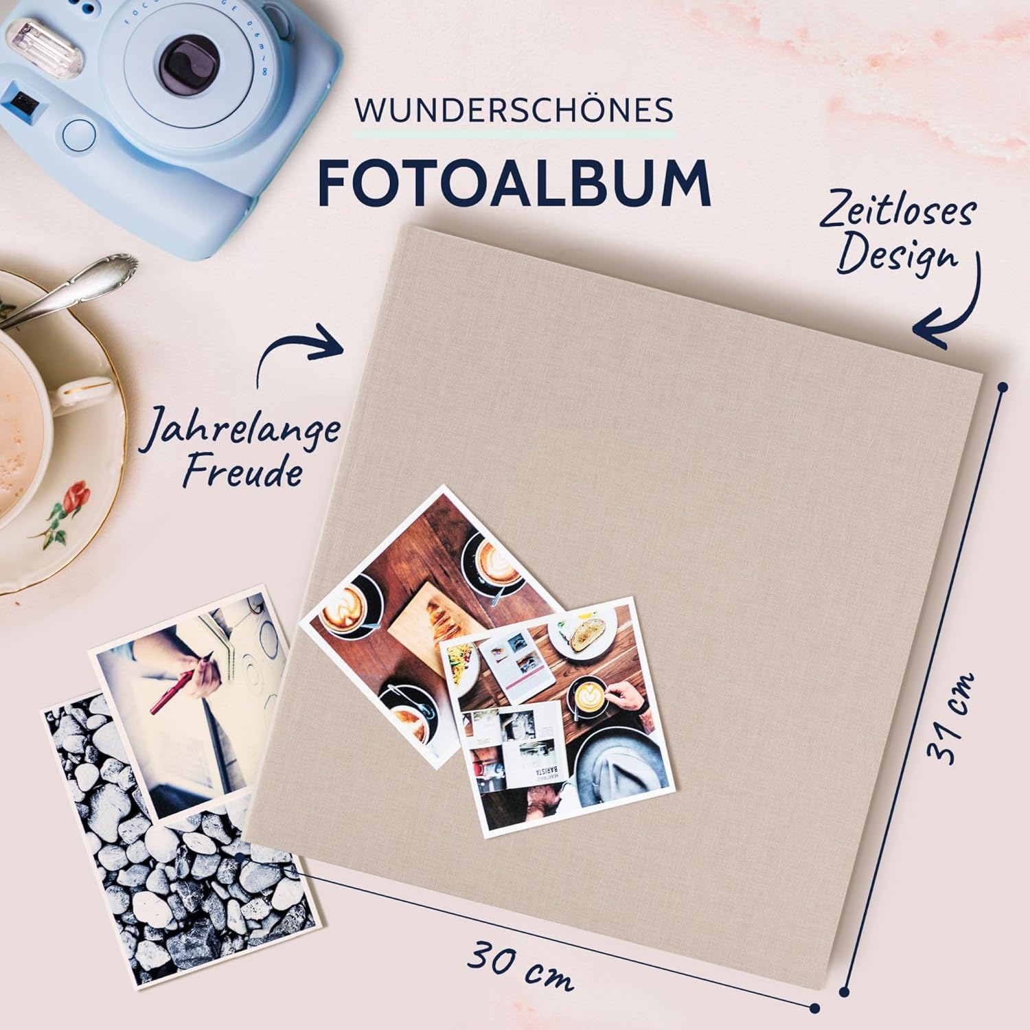 GOLDBUCH Fotoalbum Summertime 100 wei�e Seiten mit Trenn...