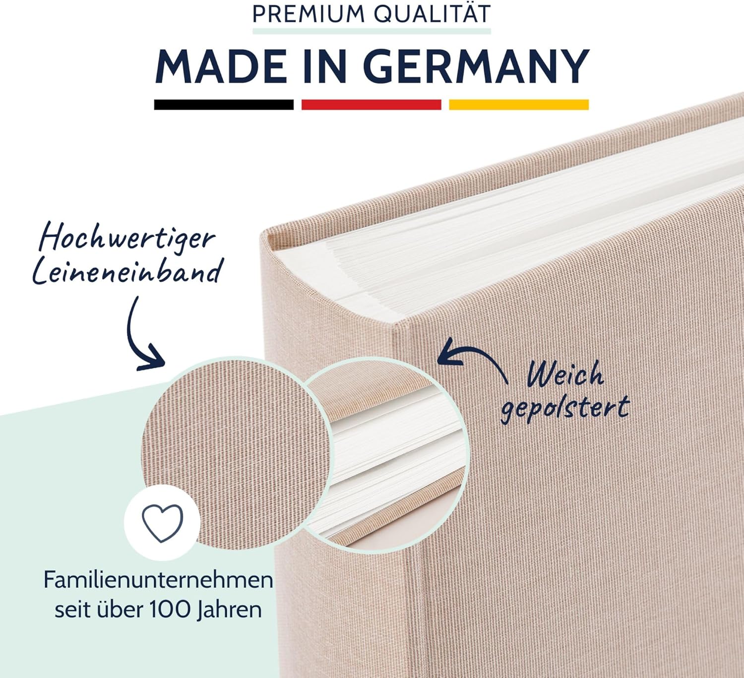 GOLDBUCH Fotoalbum Summertime 100 wei�e Seiten mit Trenn...
