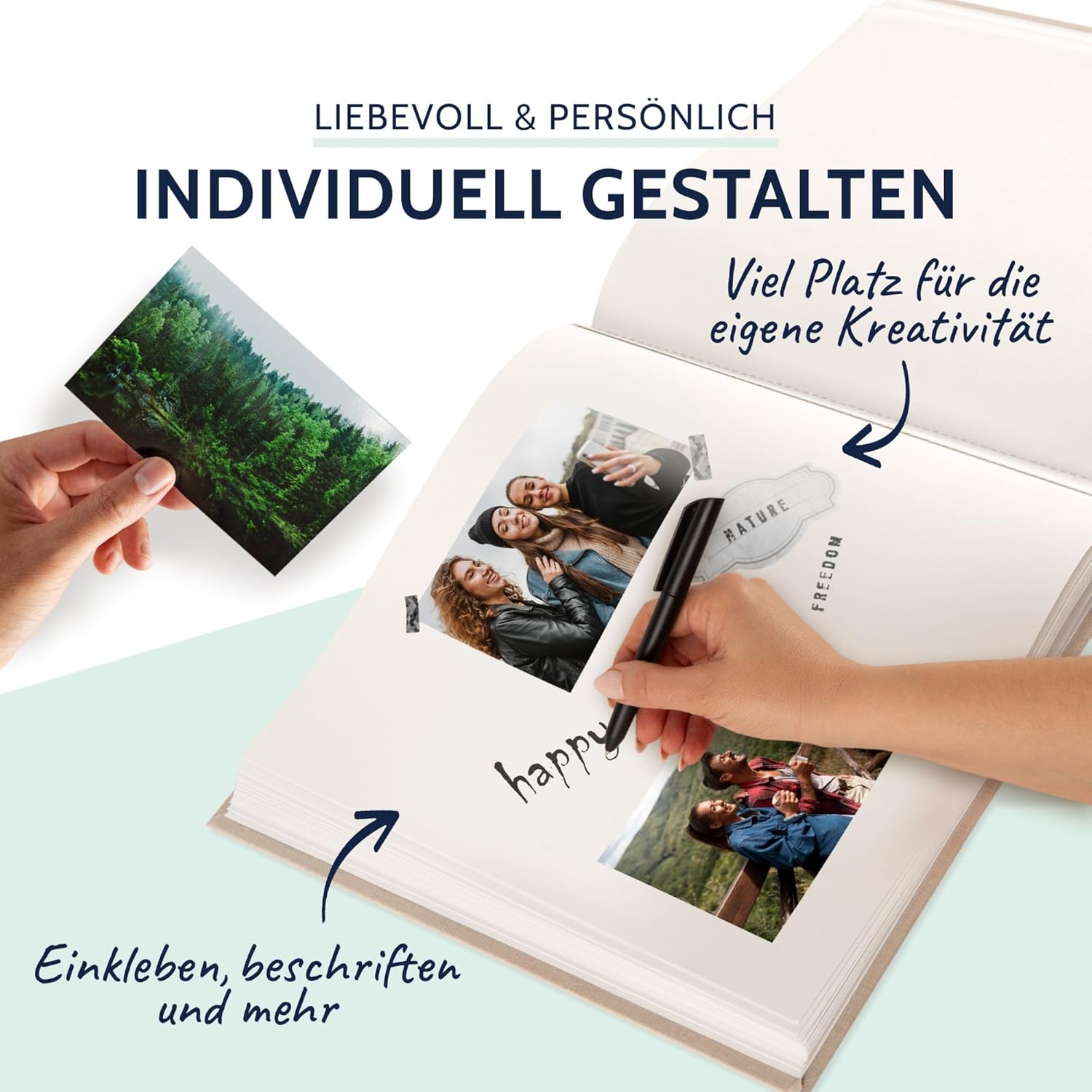 GOLDBUCH Fotoalbum Summertime 100 wei�e Seiten mit Trenn...