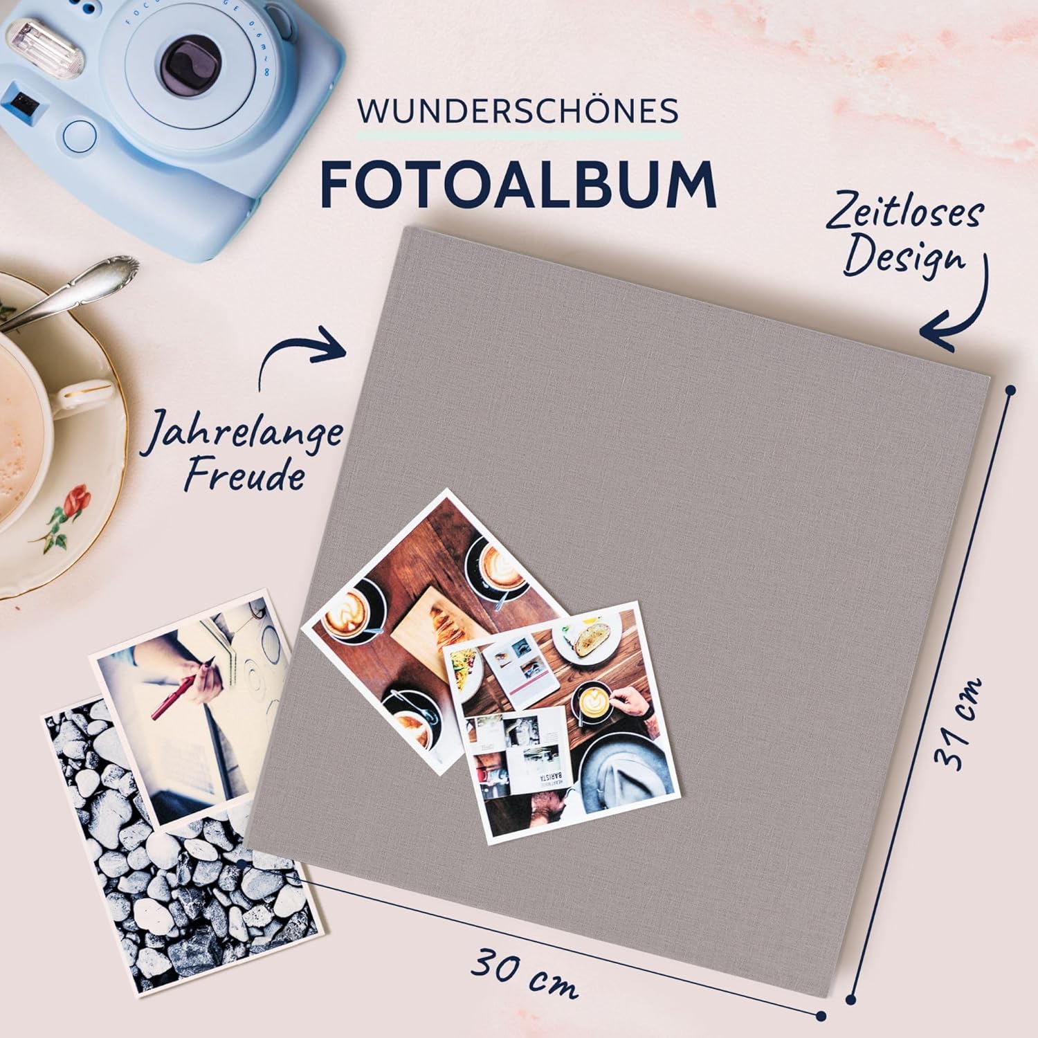 GOLDBUCH Fotoalbum Summertime 100 wei�e Seiten mit Trenn...