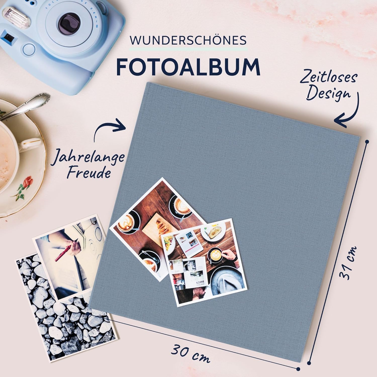 GOLDBUCH Fotoalbum Summertime 100 wei�e Seiten mit Trenn...