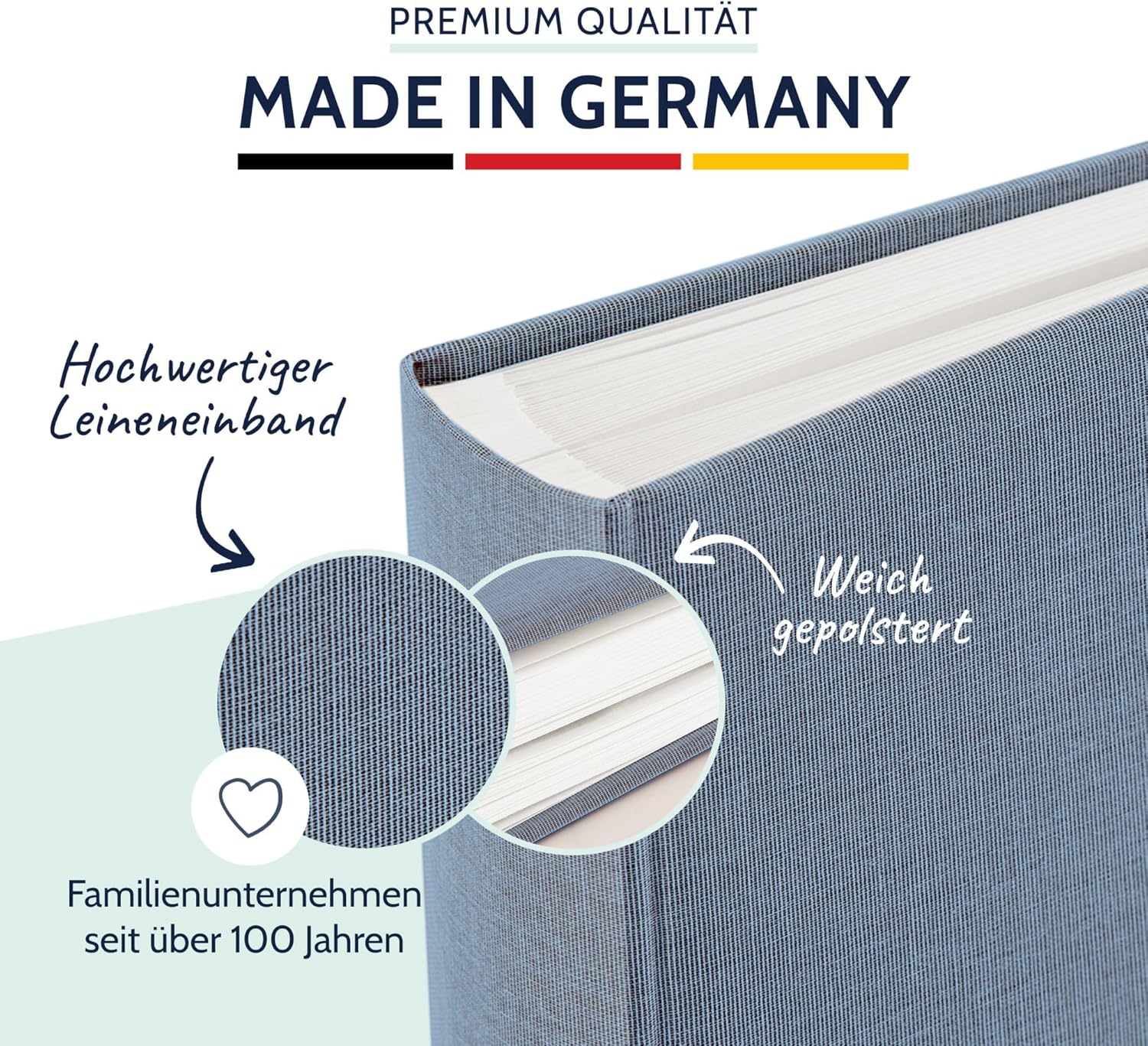 GOLDBUCH Fotoalbum Summertime 100 wei�e Seiten mit Trenn...