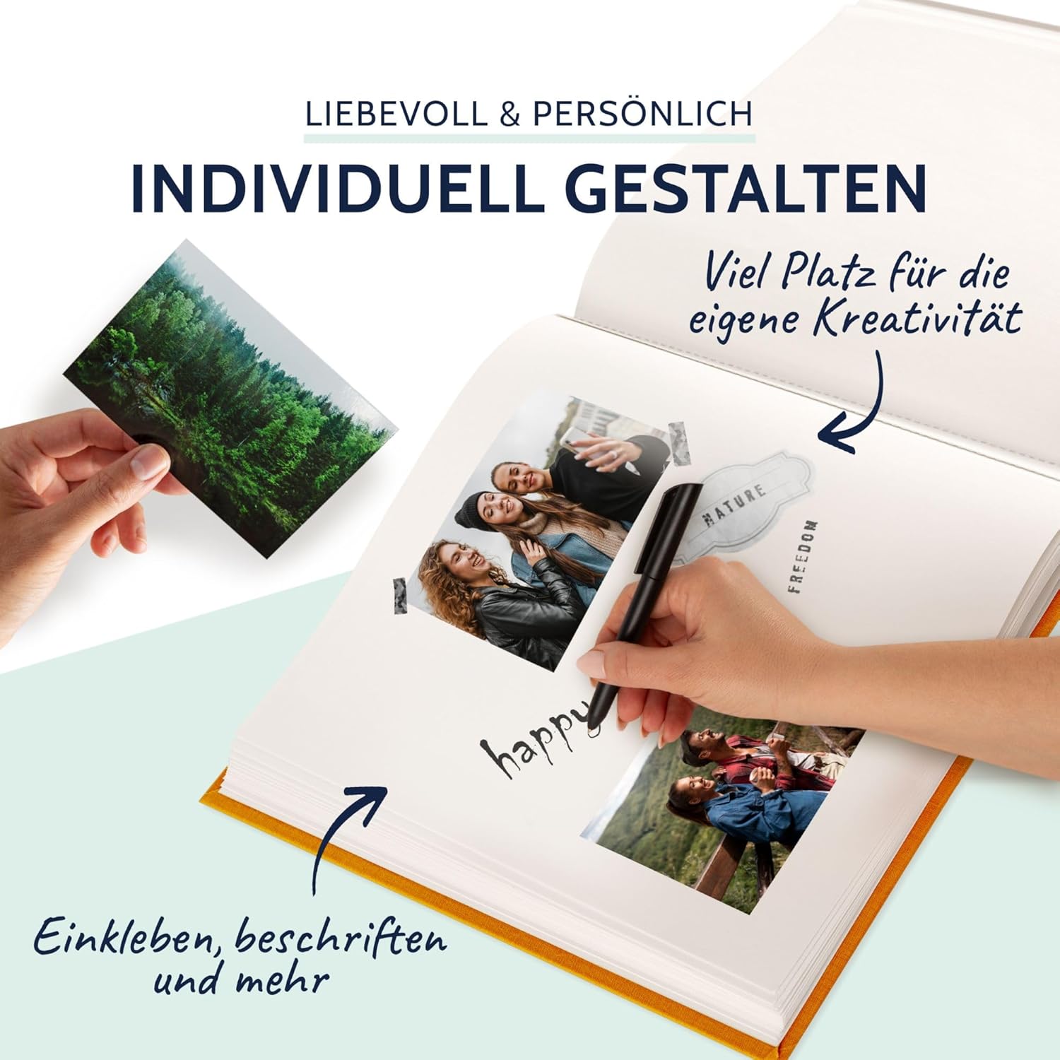 GOLDBUCH Fotoalbum Summertime 100 wei�e Seiten mit Trenn...