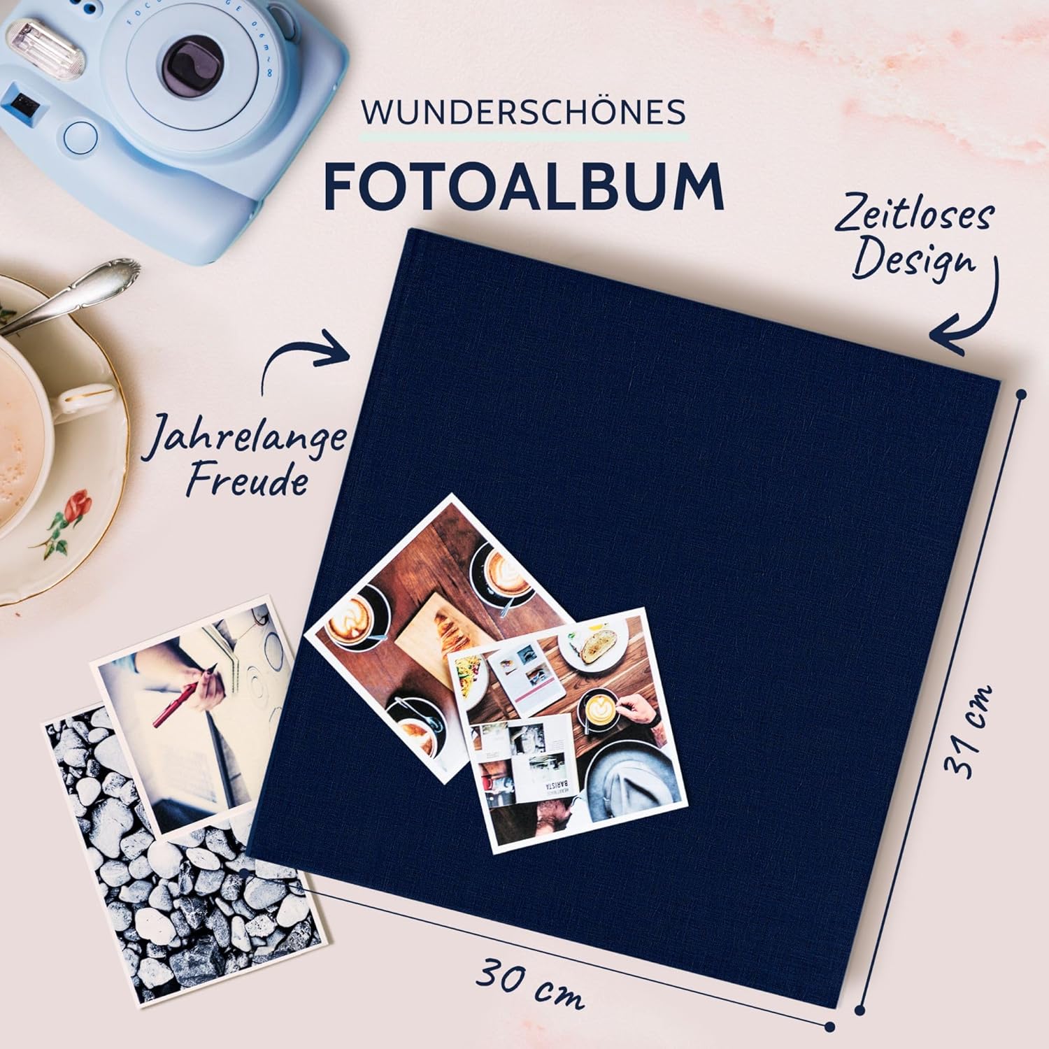 GOLDBUCH Fotoalbum Summertime 100 wei�e Seiten mit Trenn...