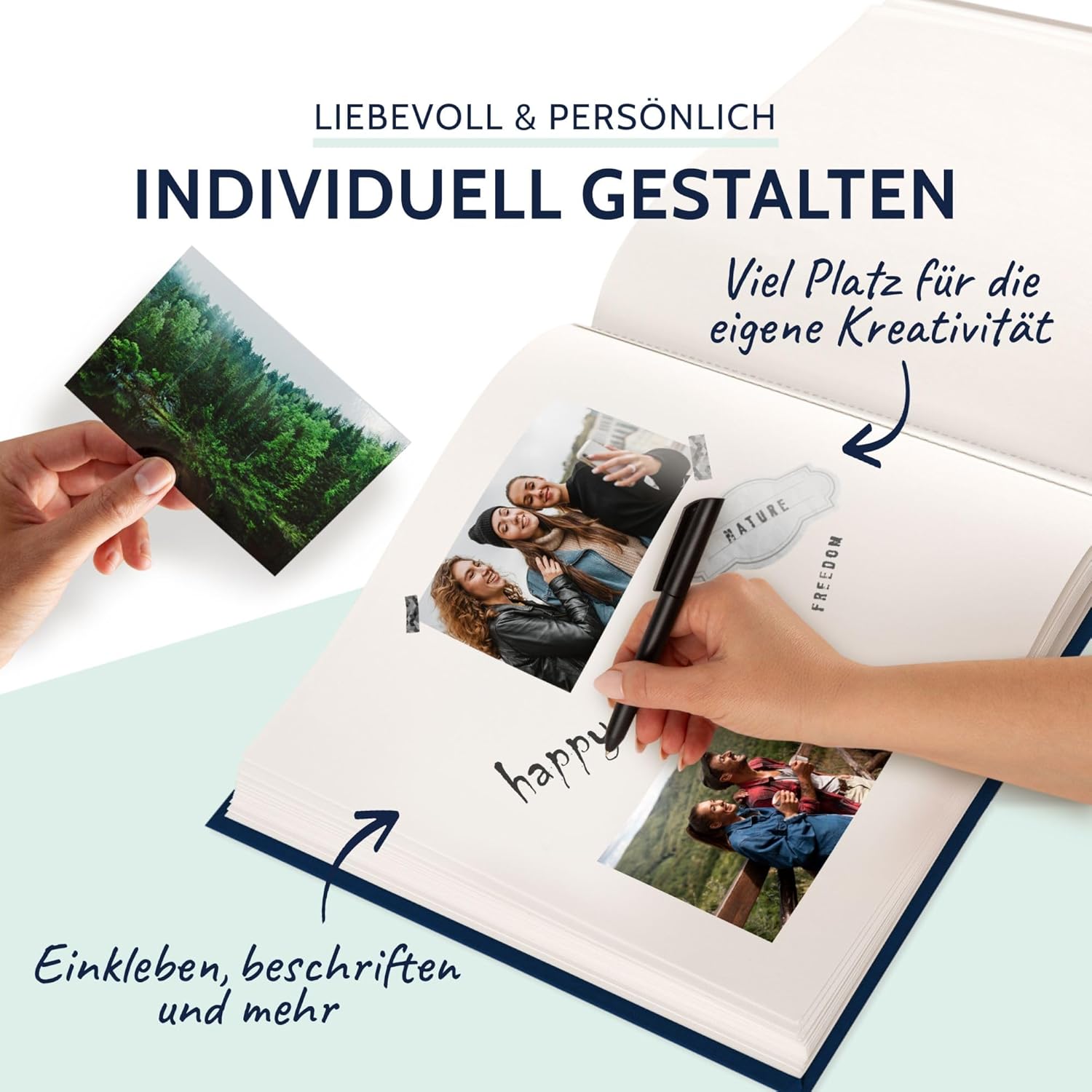 GOLDBUCH Fotoalbum Summertime 100 wei�e Seiten mit Trenn...