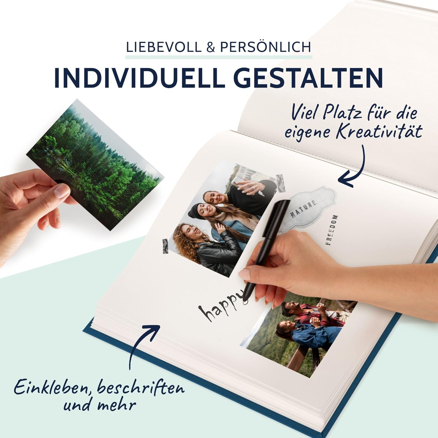 GOLDBUCH Fotoalbum Summertime 100 wei�e Seiten mit Trenn...