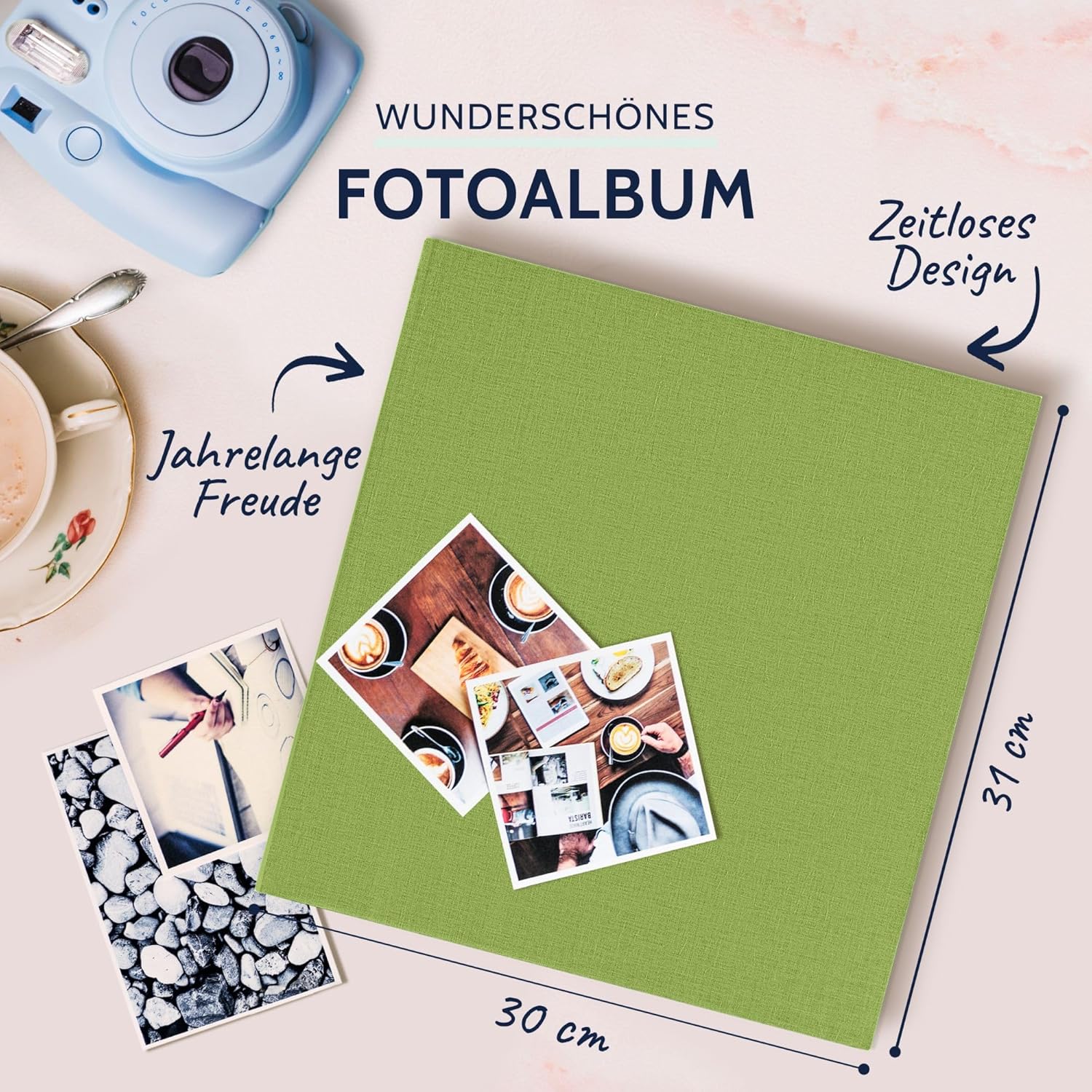 GOLDBUCH Fotoalbum Summertime 100 wei�e Seiten mit Trenn...