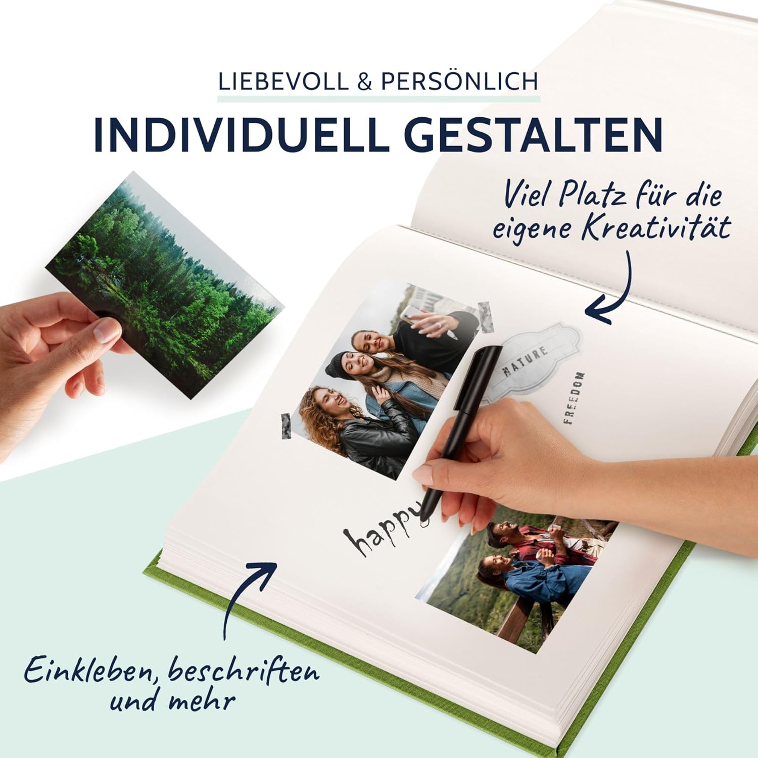 GOLDBUCH Fotoalbum Summertime 100 wei�e Seiten mit Trenn...