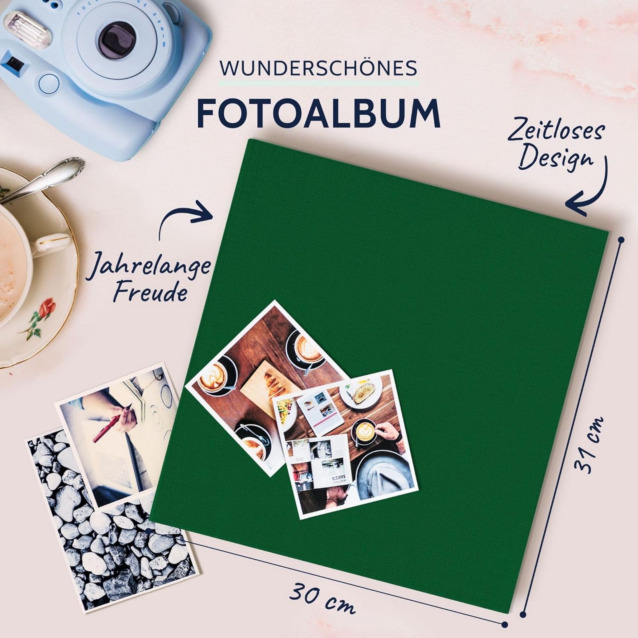GOLDBUCH Fotoalbum Summertime 100 wei�e Seiten mit Trenn...