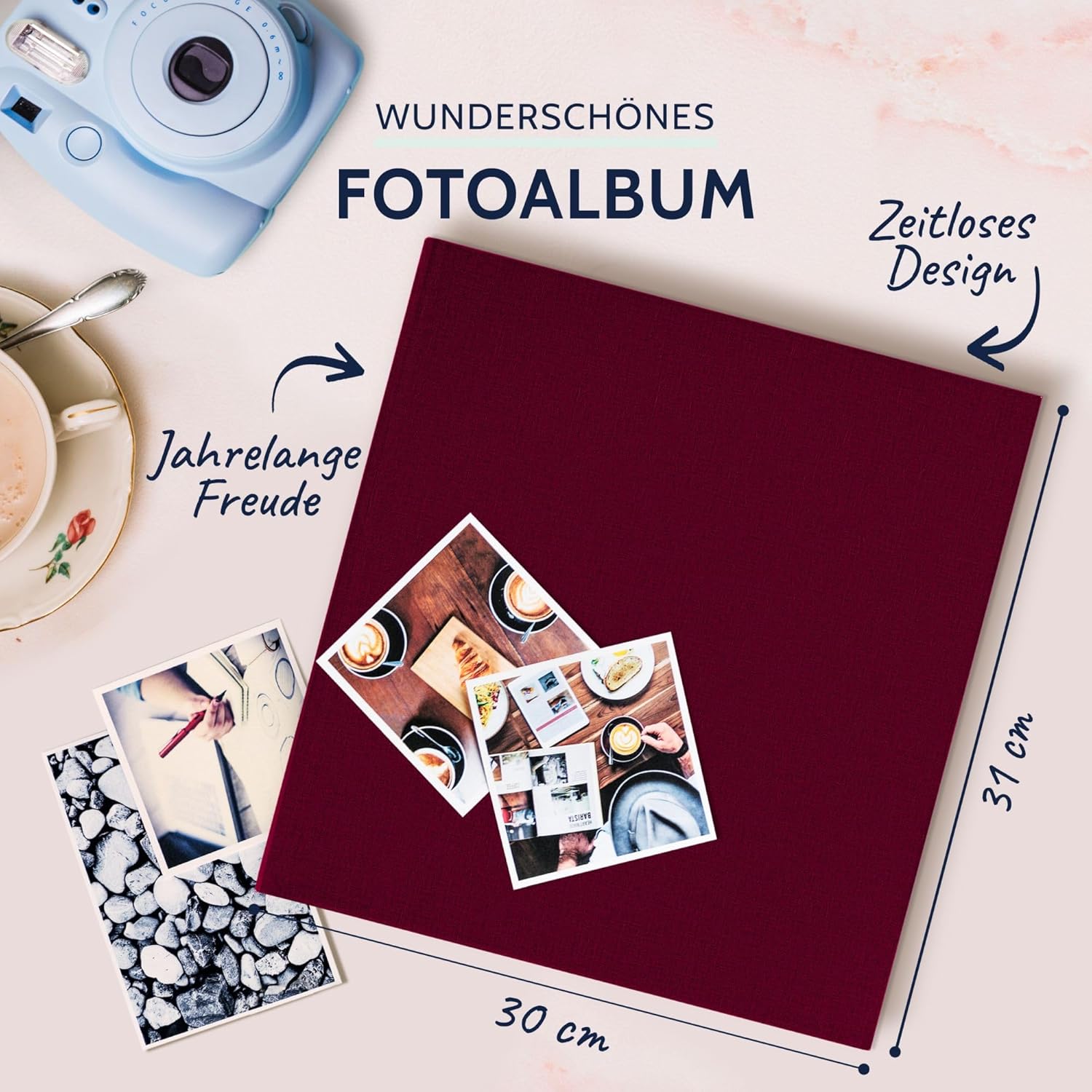 GOLDBUCH Fotoalbum Summertime 100 wei�e Seiten mit Trenn...