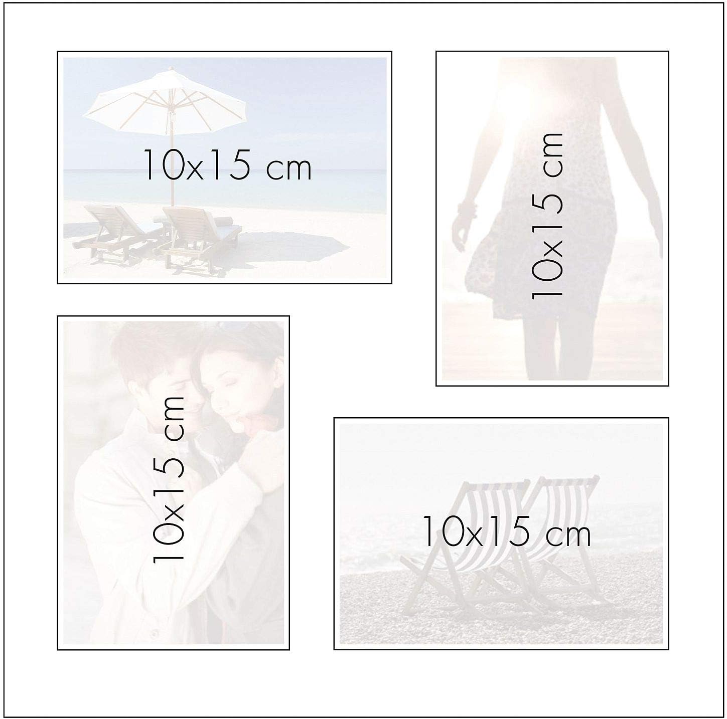 GOLDBUCH Fotoalbum Summertime 100 wei�e Seiten mit Trenn...