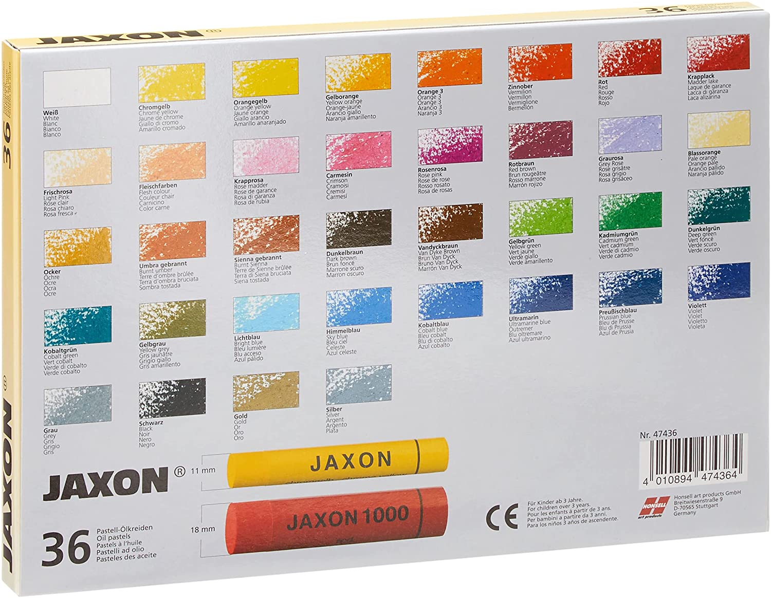 �lpastellkreide Jaxon 36 St�ck
