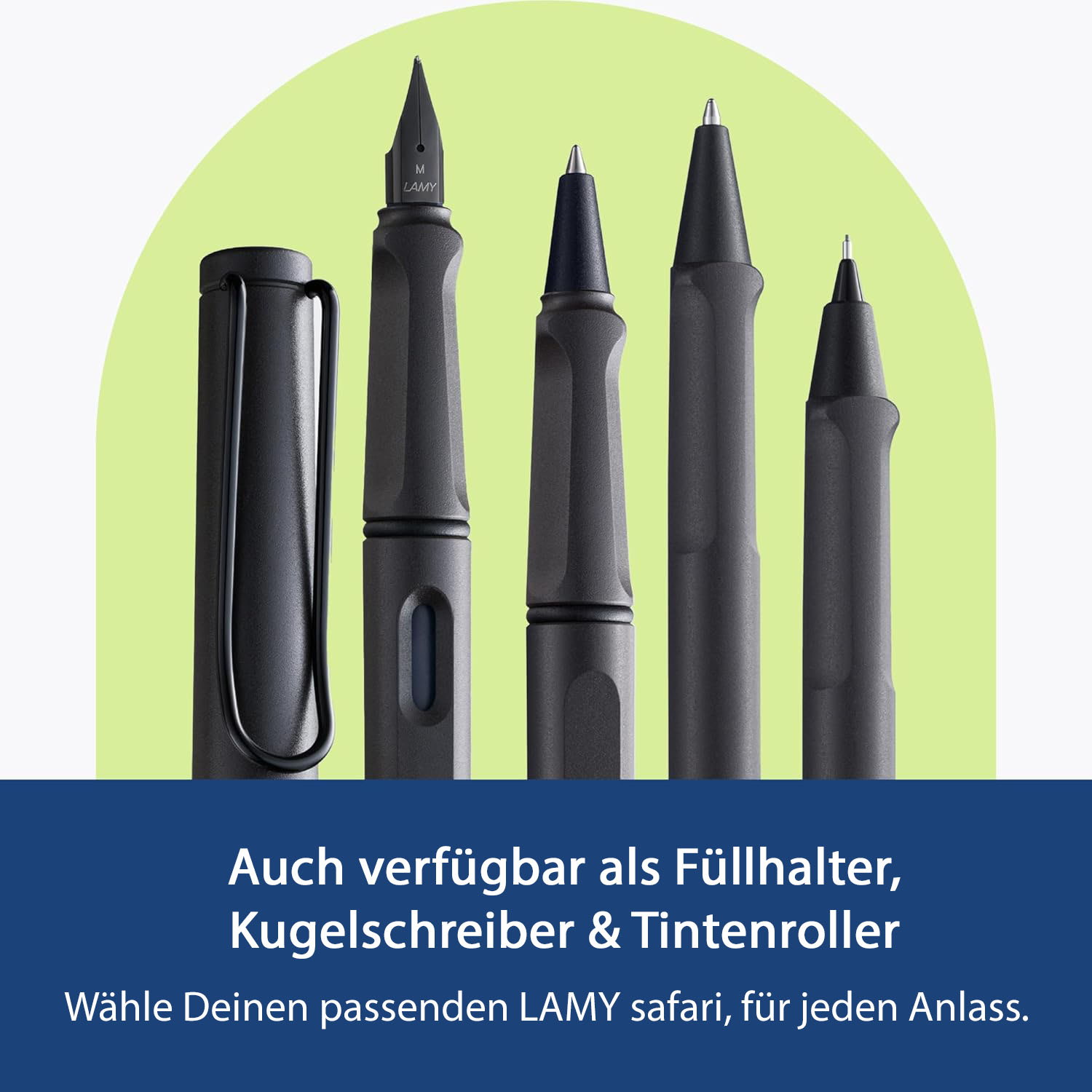 LAMY Druckbleistift Safari UMBRA SCHWARZ mit Mine 0,5mm ...