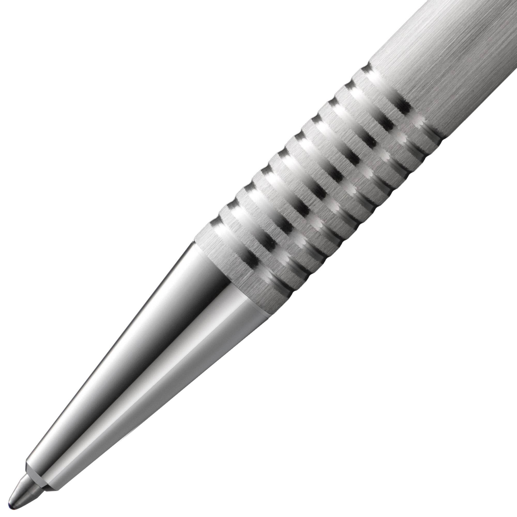 LAMY logo brushed Kugelschreiber Edelstahl Gro�raummine ...