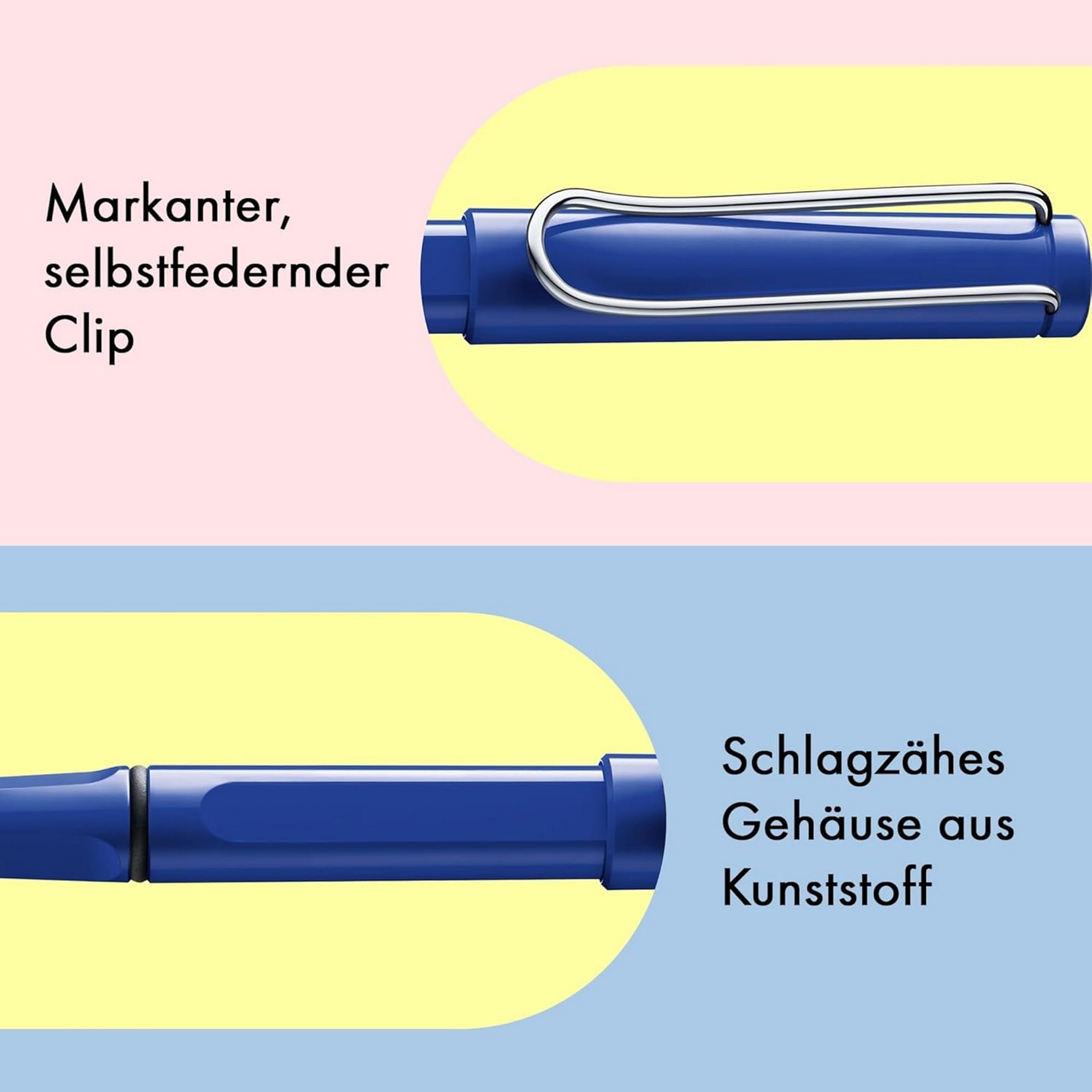 LAMY Safari blue Tintenroller Strichbreite M mit Tintenr...