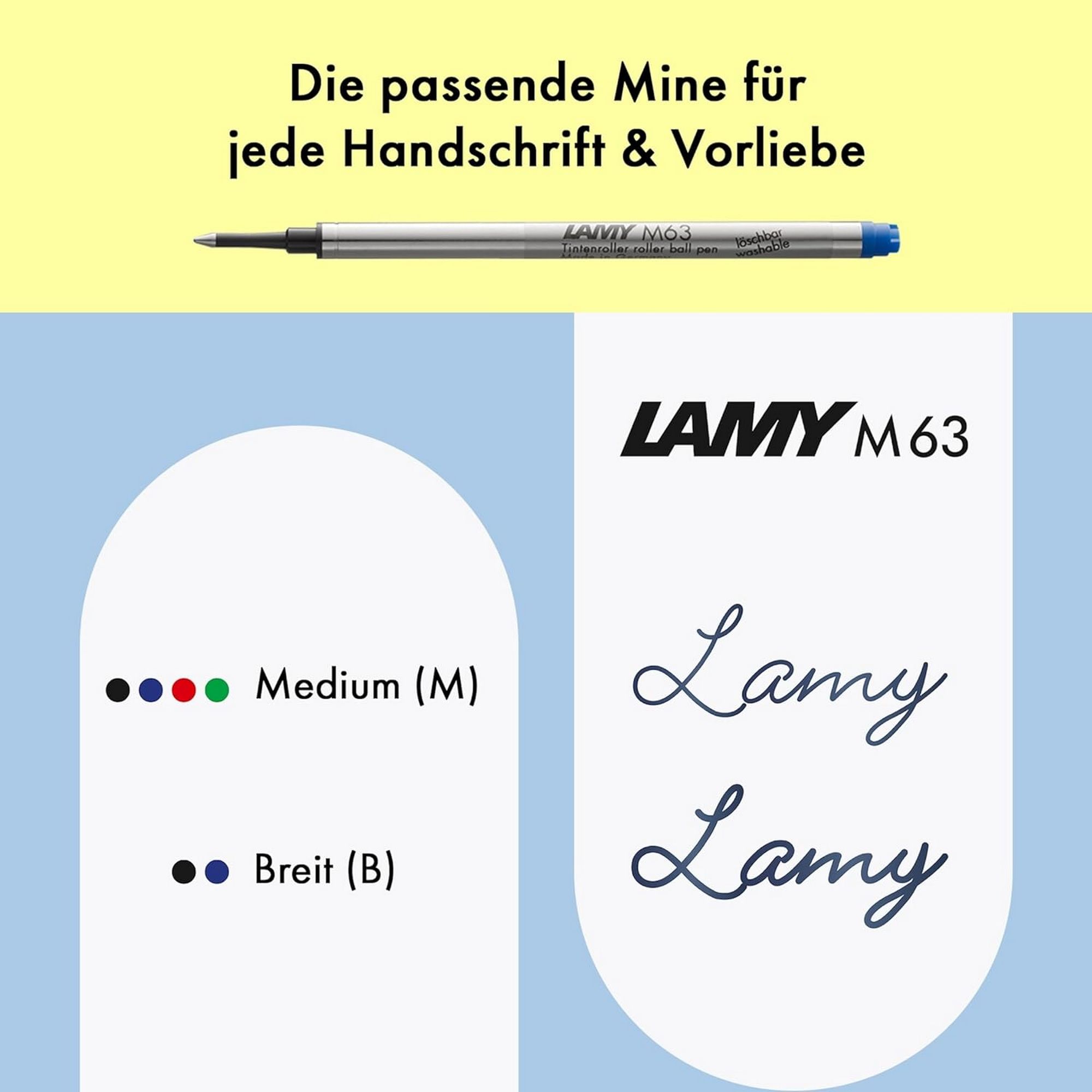 LAMY Safari blue Tintenroller Strichbreite M mit Tintenr...