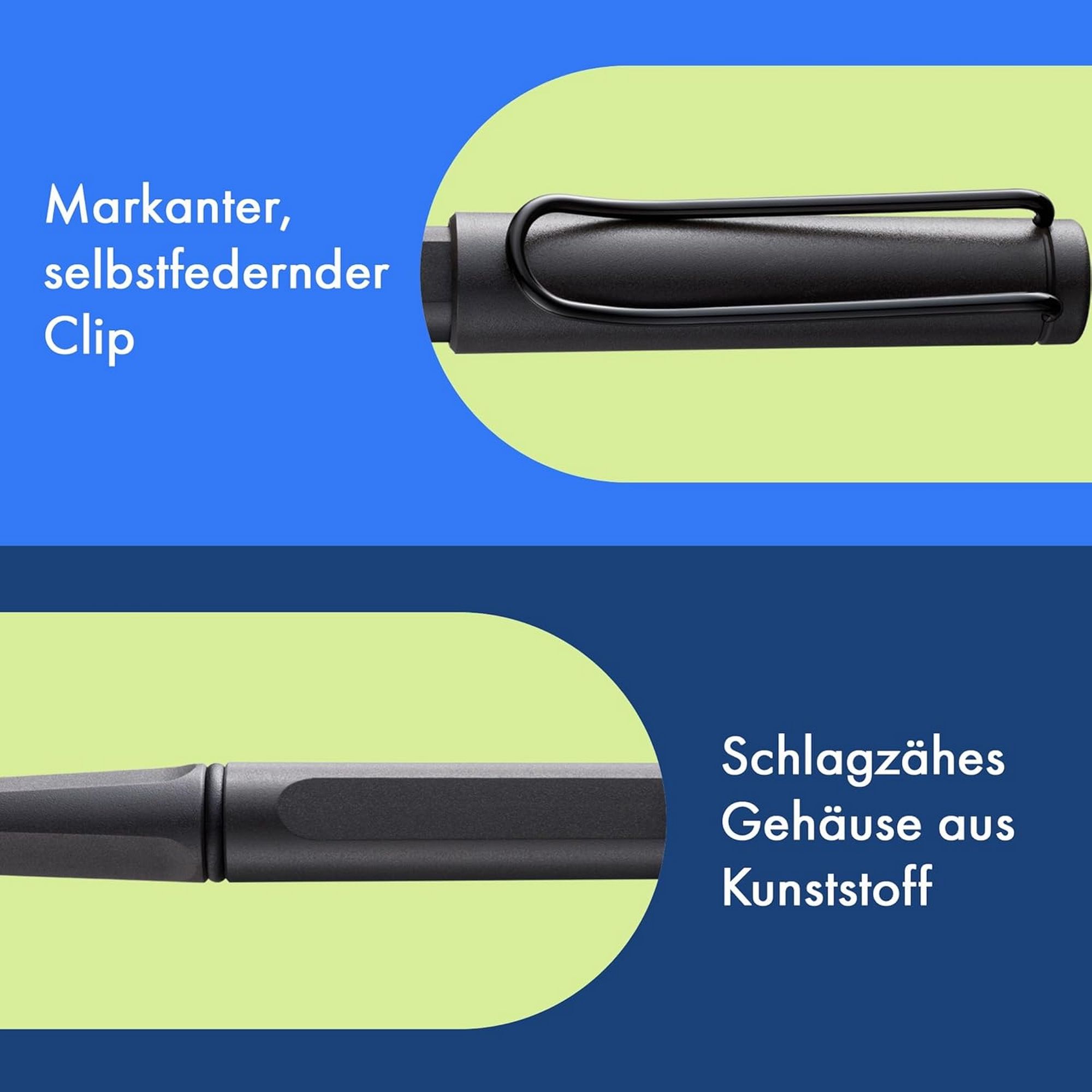 LAMY Safari umbra Tintenroller Strichbreite M mit Tinten...