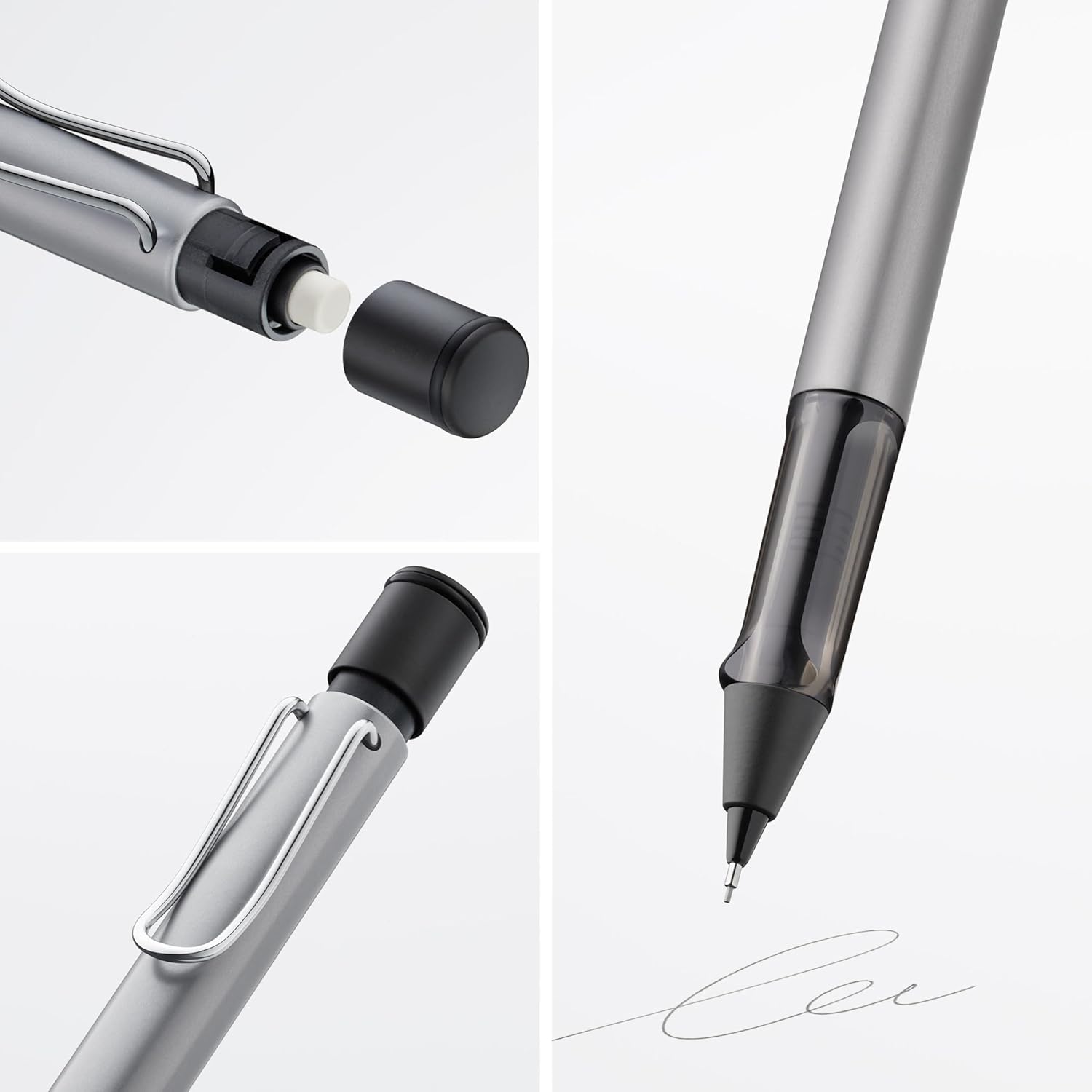 LAMY Druckbleistift AL Star GRAPHITE mit Mine 0,5mm und ...