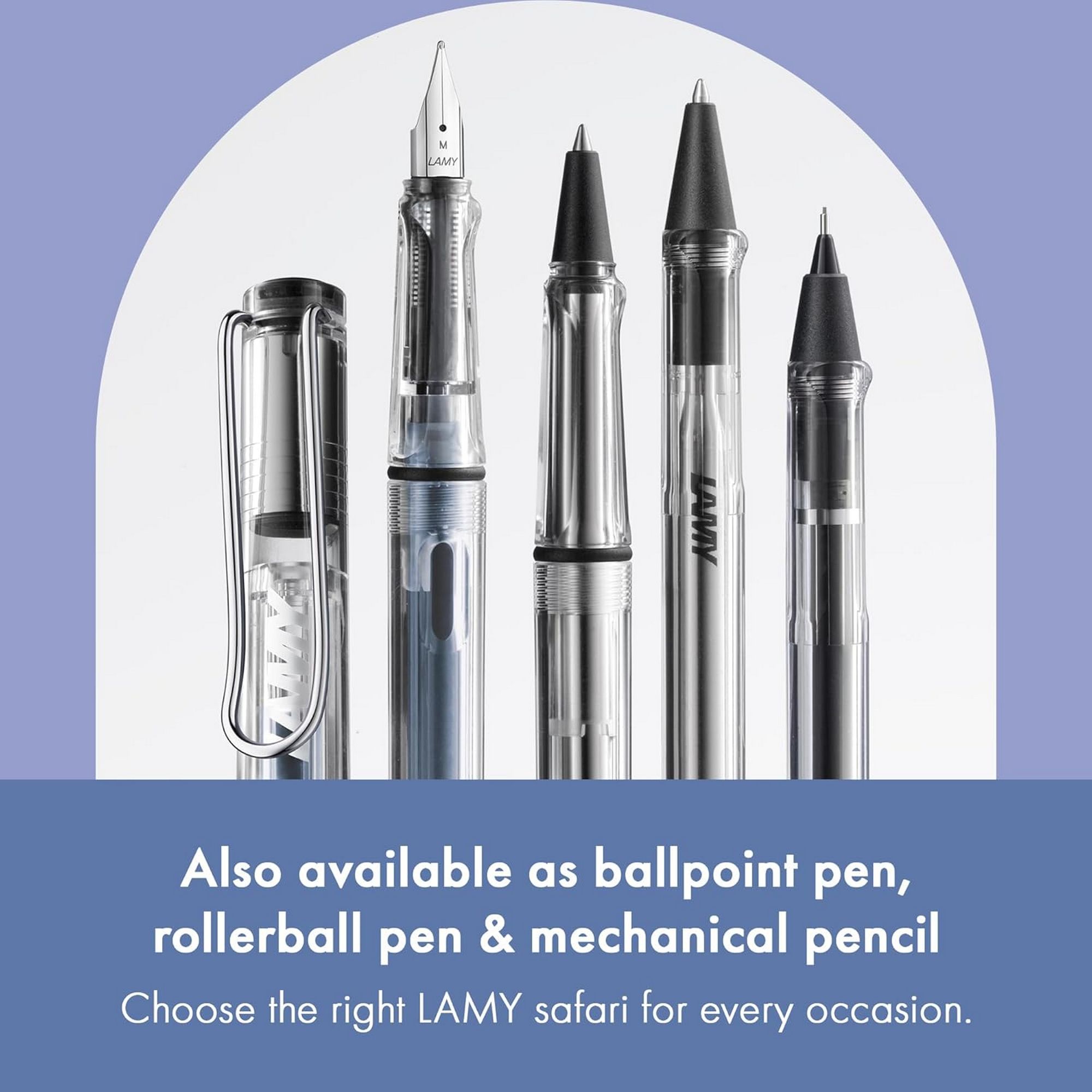 LAMY Safari vista F�ller ergonomischer Griff mit Feder i...