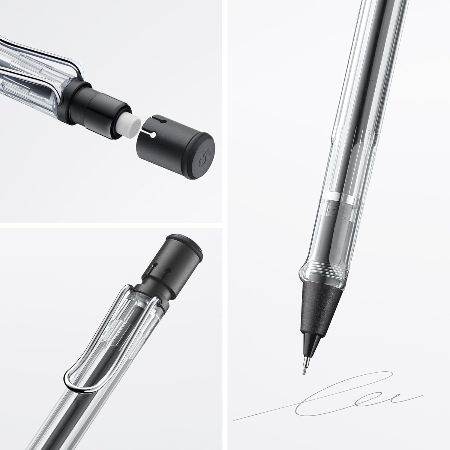 LAMY Druckbleistift Safari VISTA TRANSPARENT mit Mine 0,...