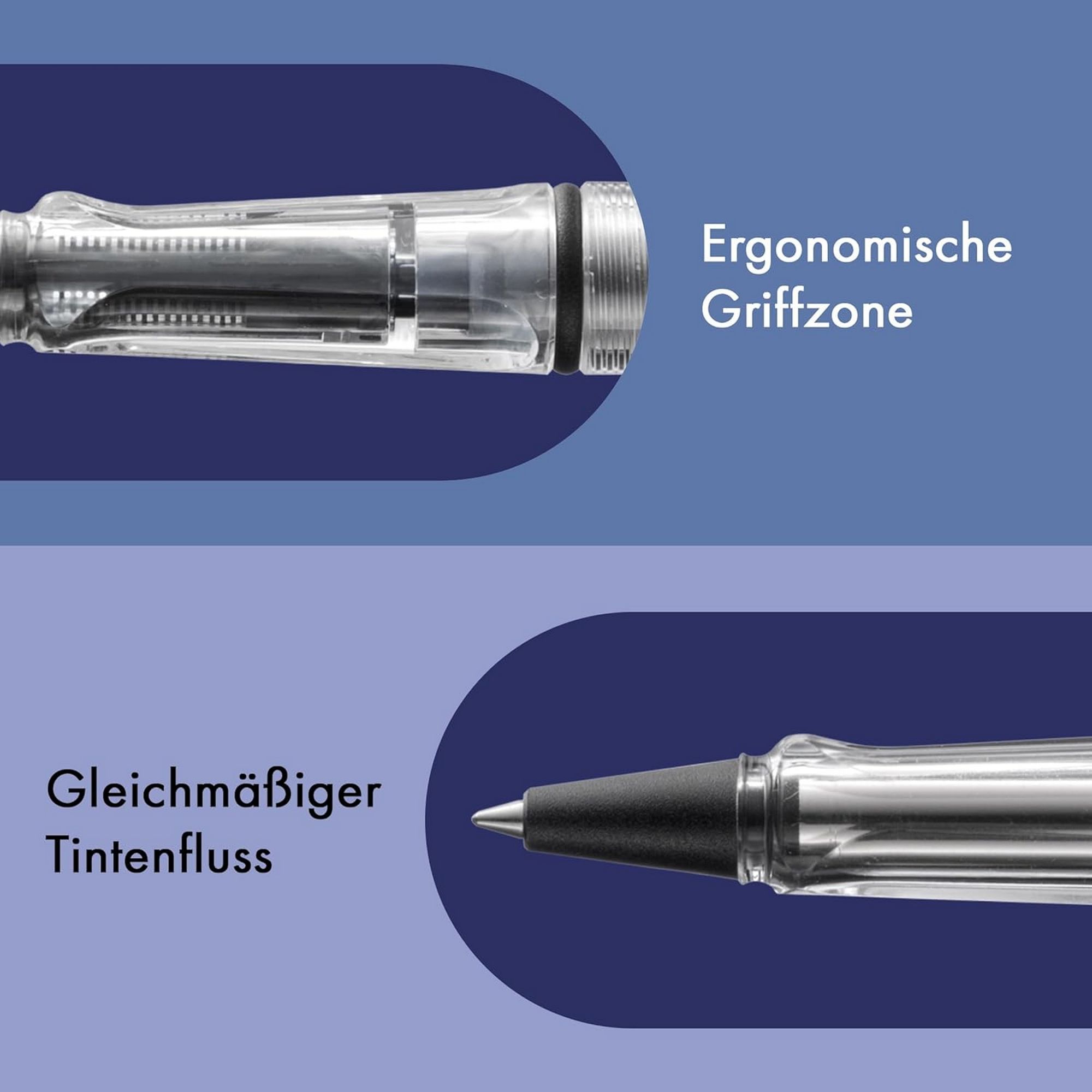 LAMY Safari vista Tintenroller Strichbreite M mit Tinten...