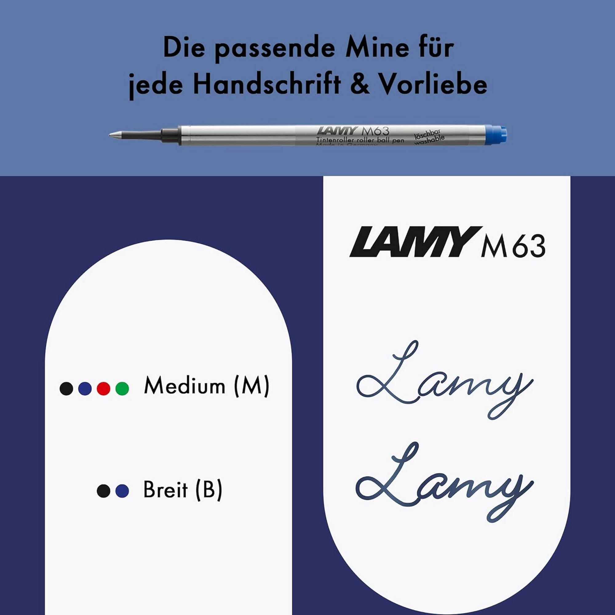 LAMY Safari vista Tintenroller Strichbreite M mit Tinten...