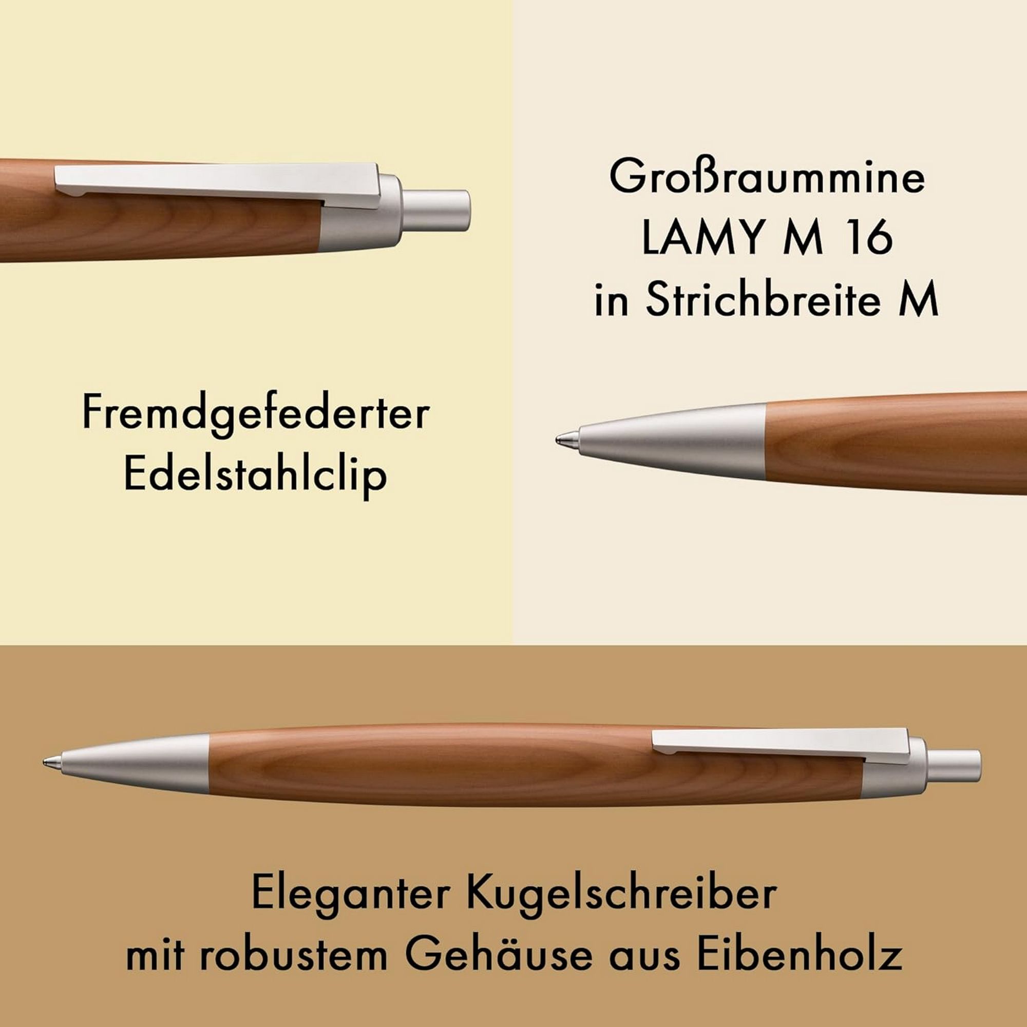 LAMY 2000 taxus Kugelschreiber Geh�use aus Eibenholz mit...