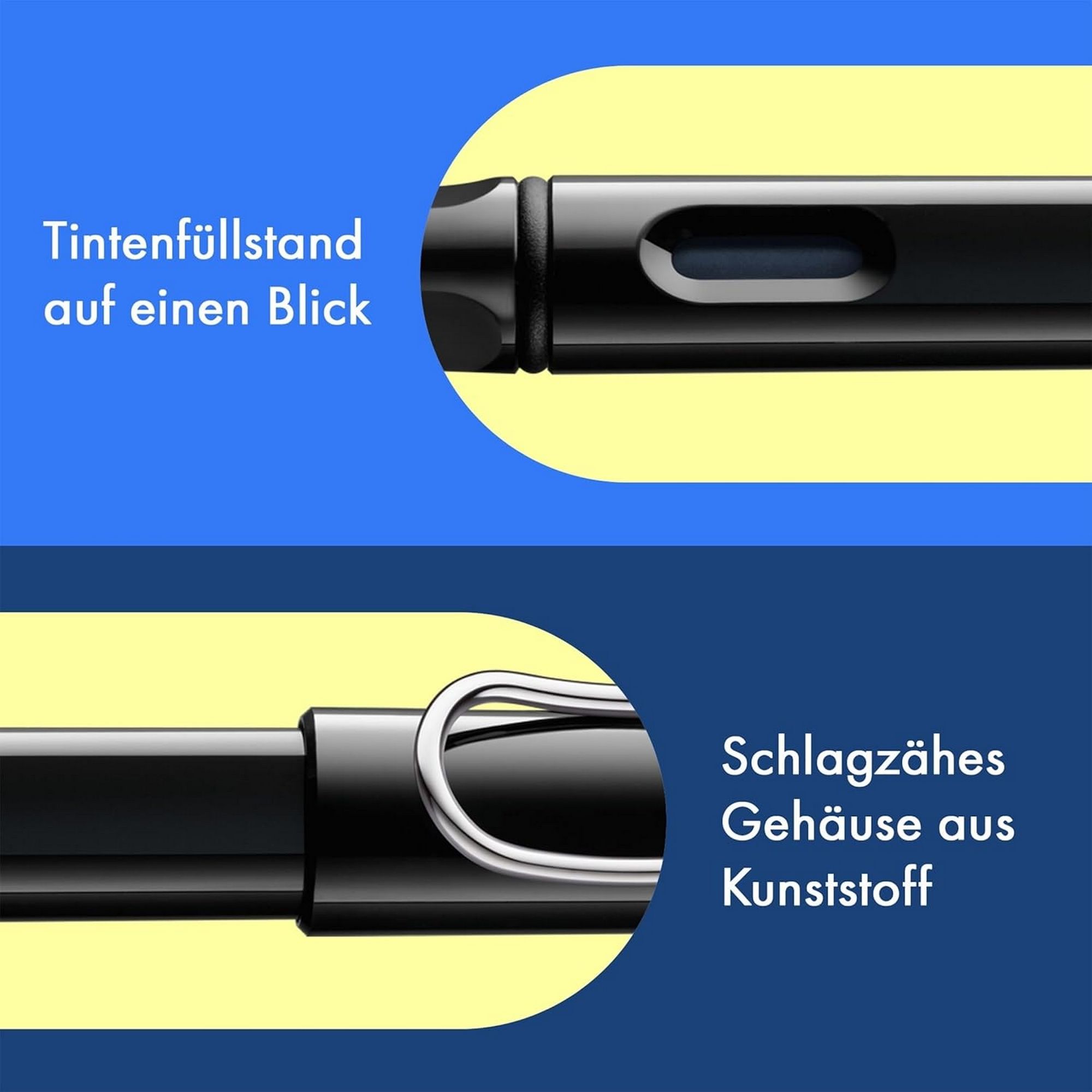 LAMY Safari black F�ller ergonomischer Griff mit Feder i...