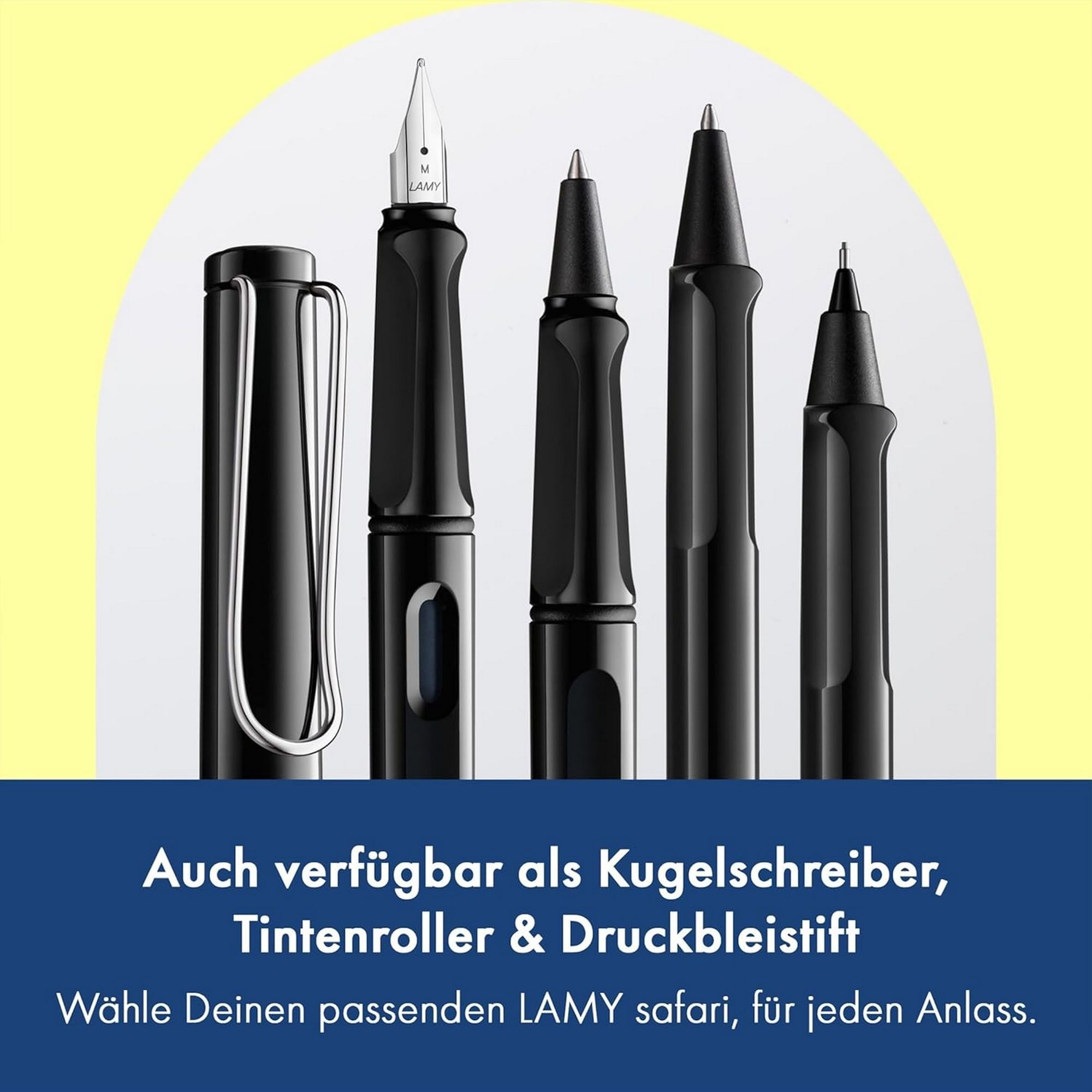 LAMY Safari black F�ller ergonomischer Griff mit Feder i...
