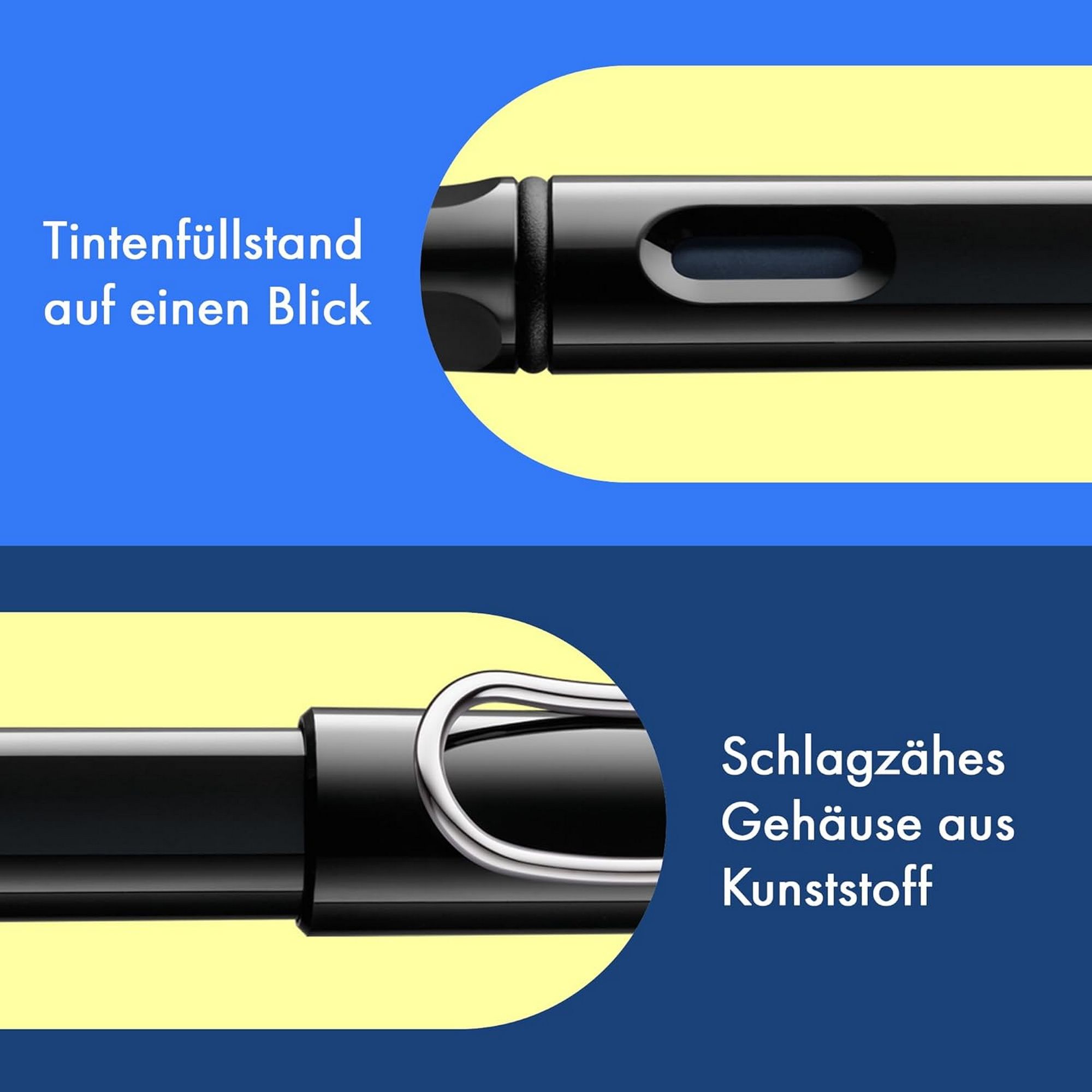 LAMY Safari black F�ller ergonomischer Griff mit Feder i...